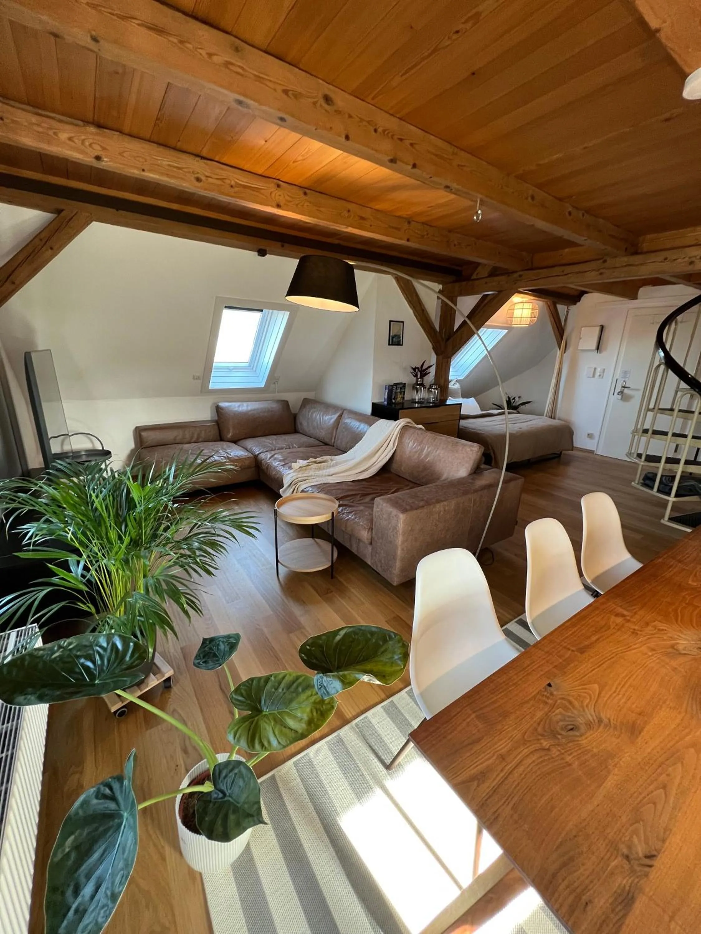 CROWN LIVING Wohlfühl Loft Bregenz - Loft nahe Bodensee, Boxspringbett, Küche, zentrumsnah, ideal für Feriengäste und Geschäftsreisende