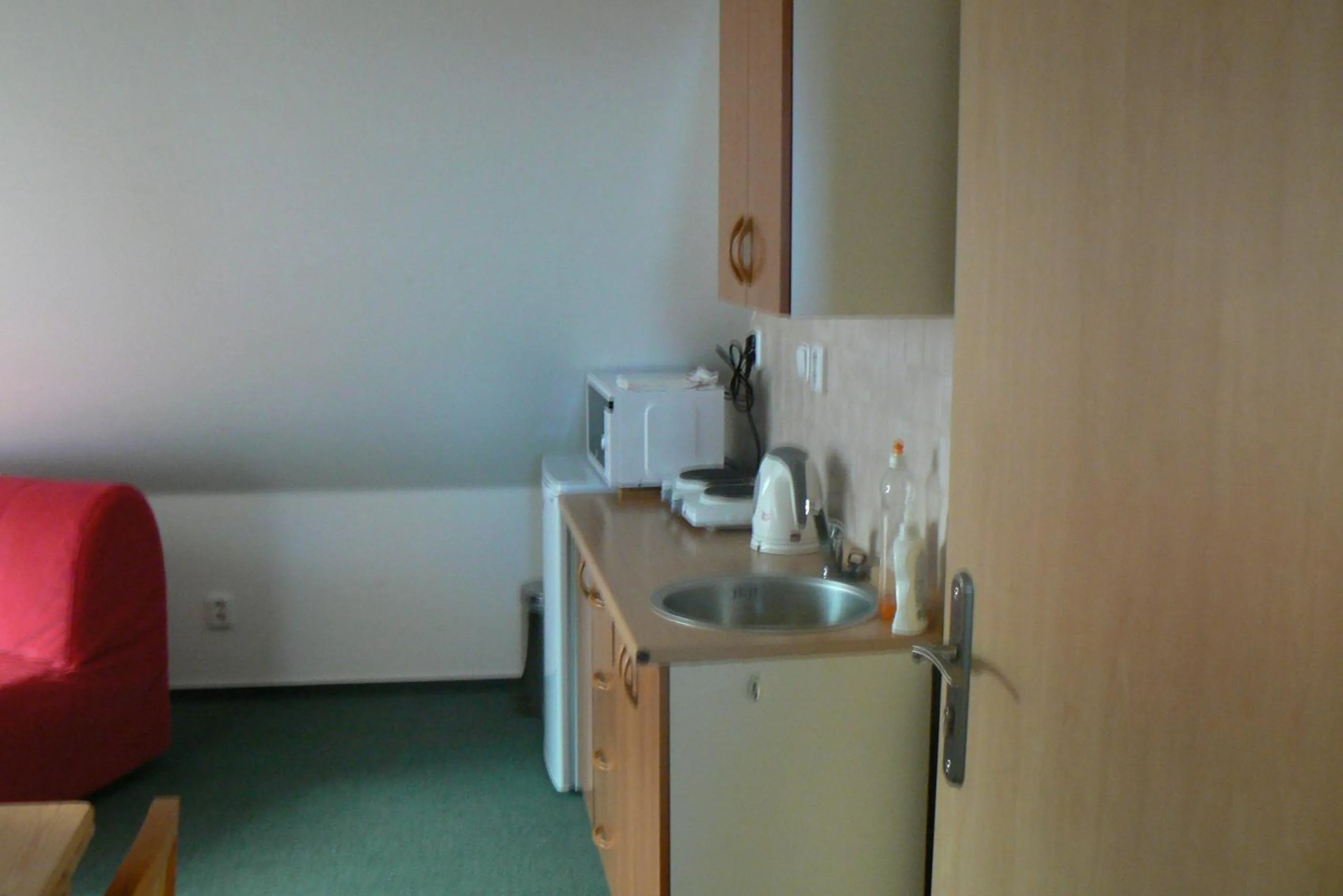 Kitchen or kitchenette in Penzion Na Vápence