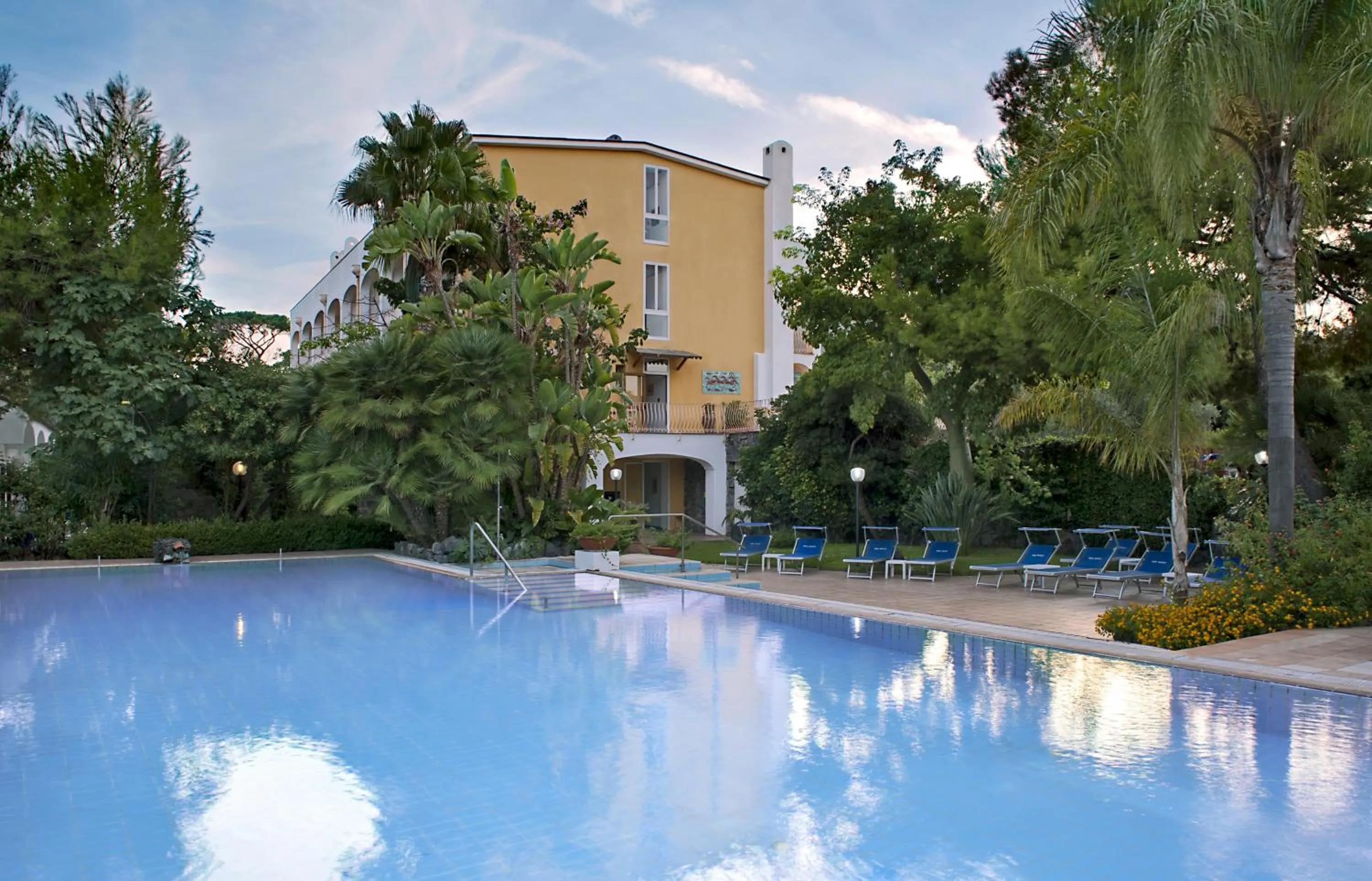 Pool view in Hotel San Giovanni Terme