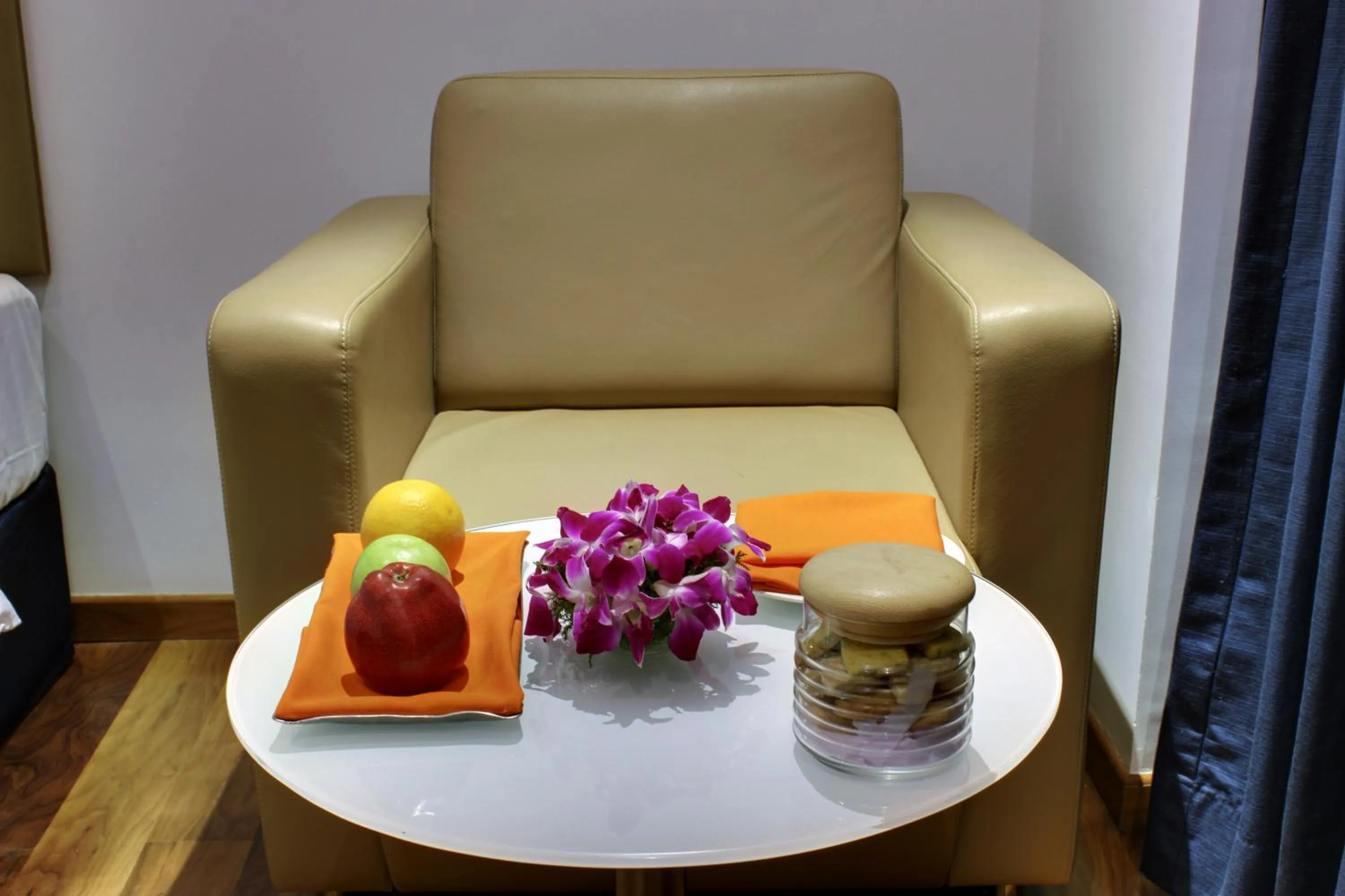 Seating area in Ramada Encore Domlur Bangalore