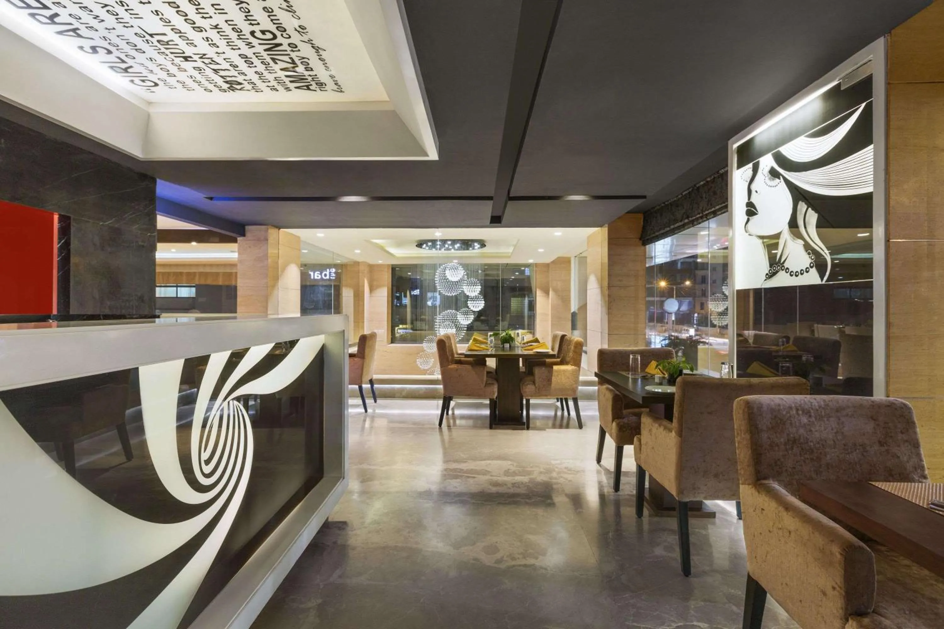 Lounge or bar in Ramada Encore Domlur Bangalore