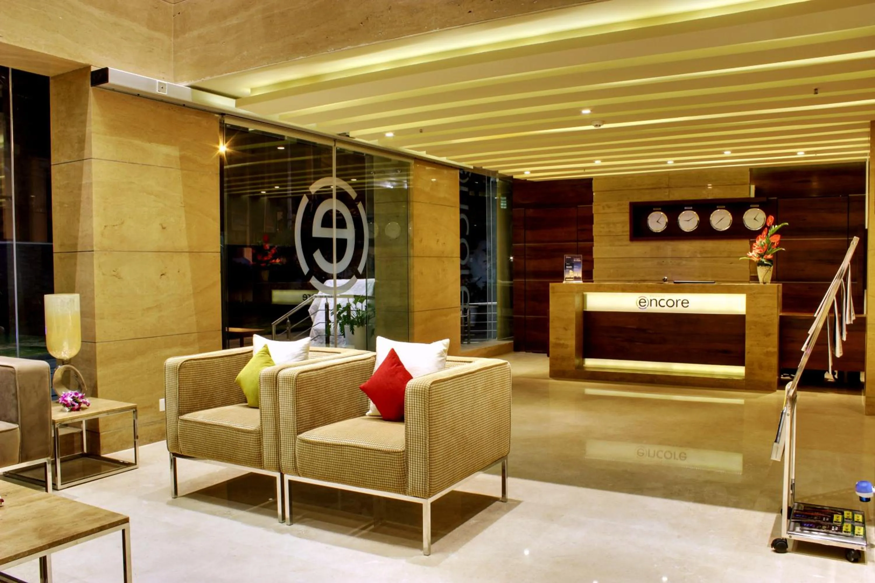 Lobby or reception in Ramada Encore Domlur Bangalore