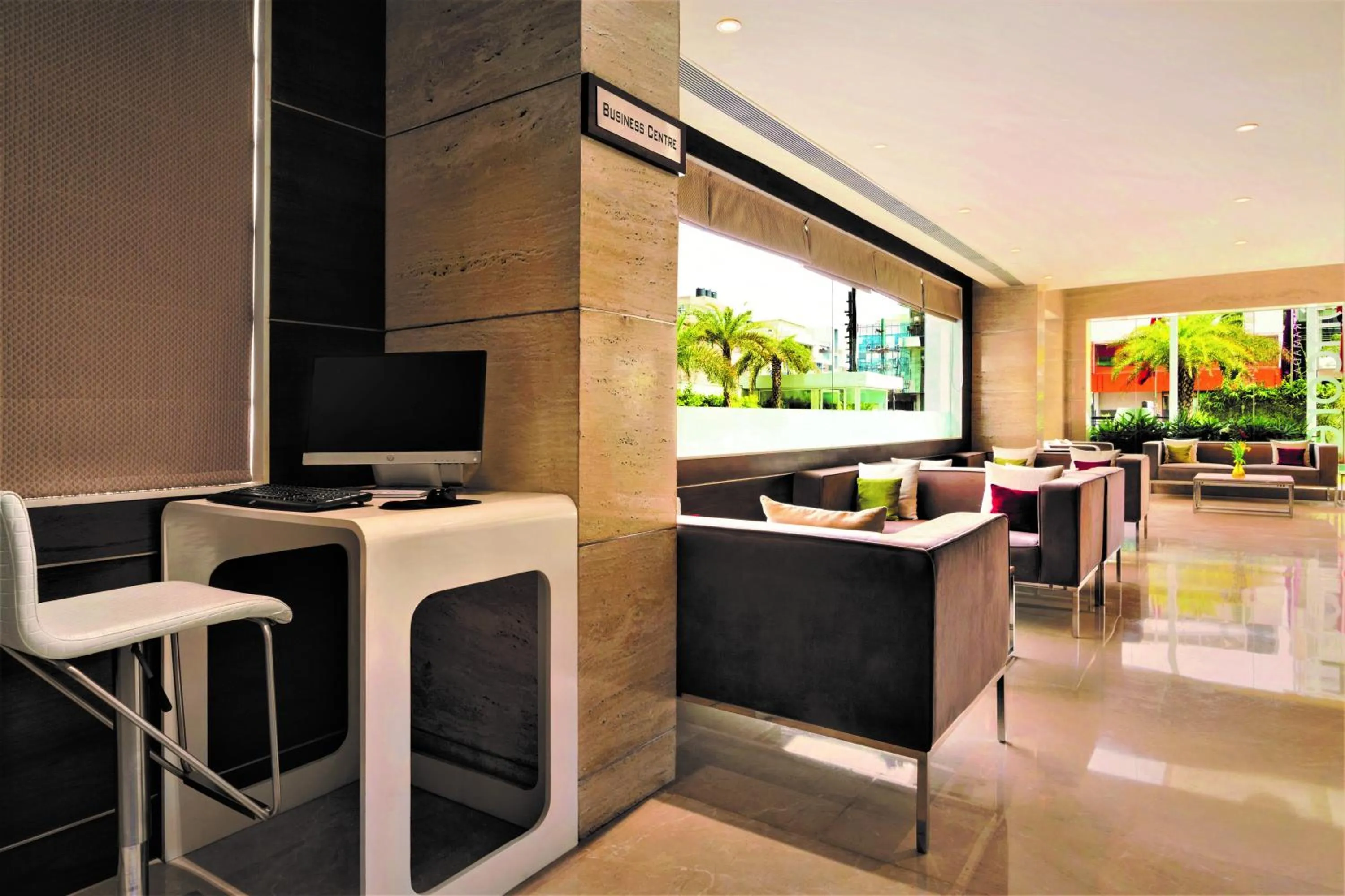 Lobby or reception in Ramada Encore Domlur Bangalore