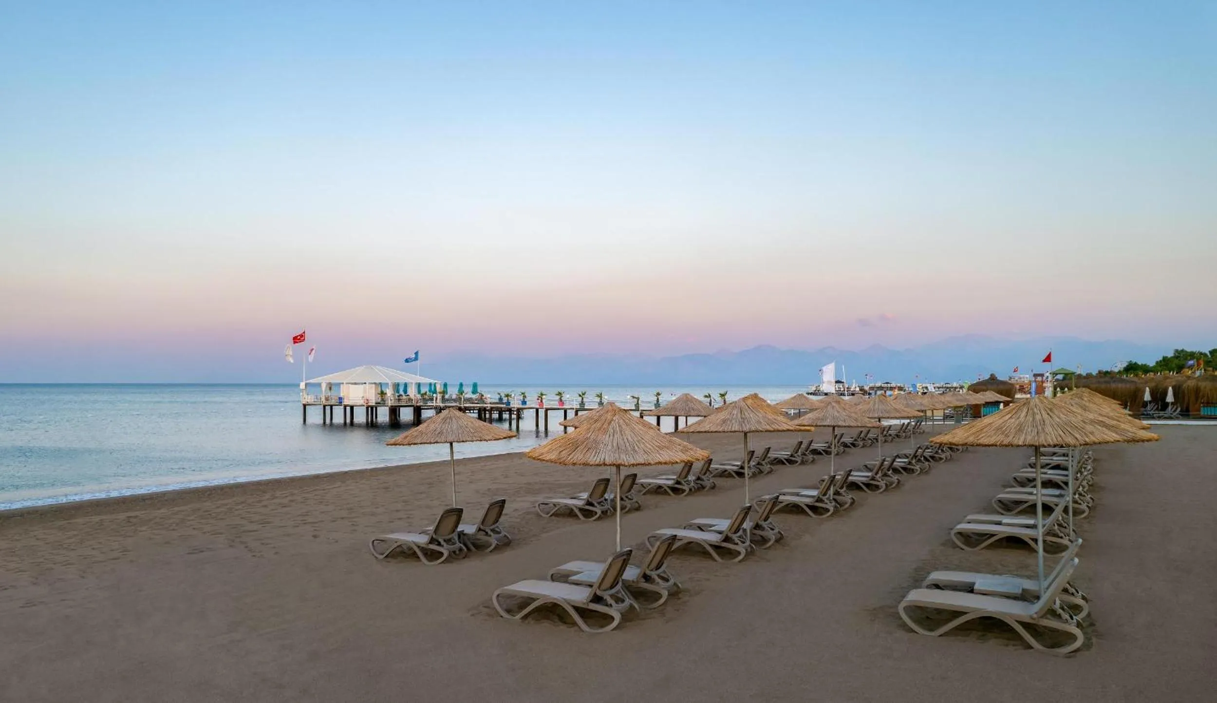 Beach in Concorde De Luxe Resort Lara Antalya- Prive Ultra All Inclusive