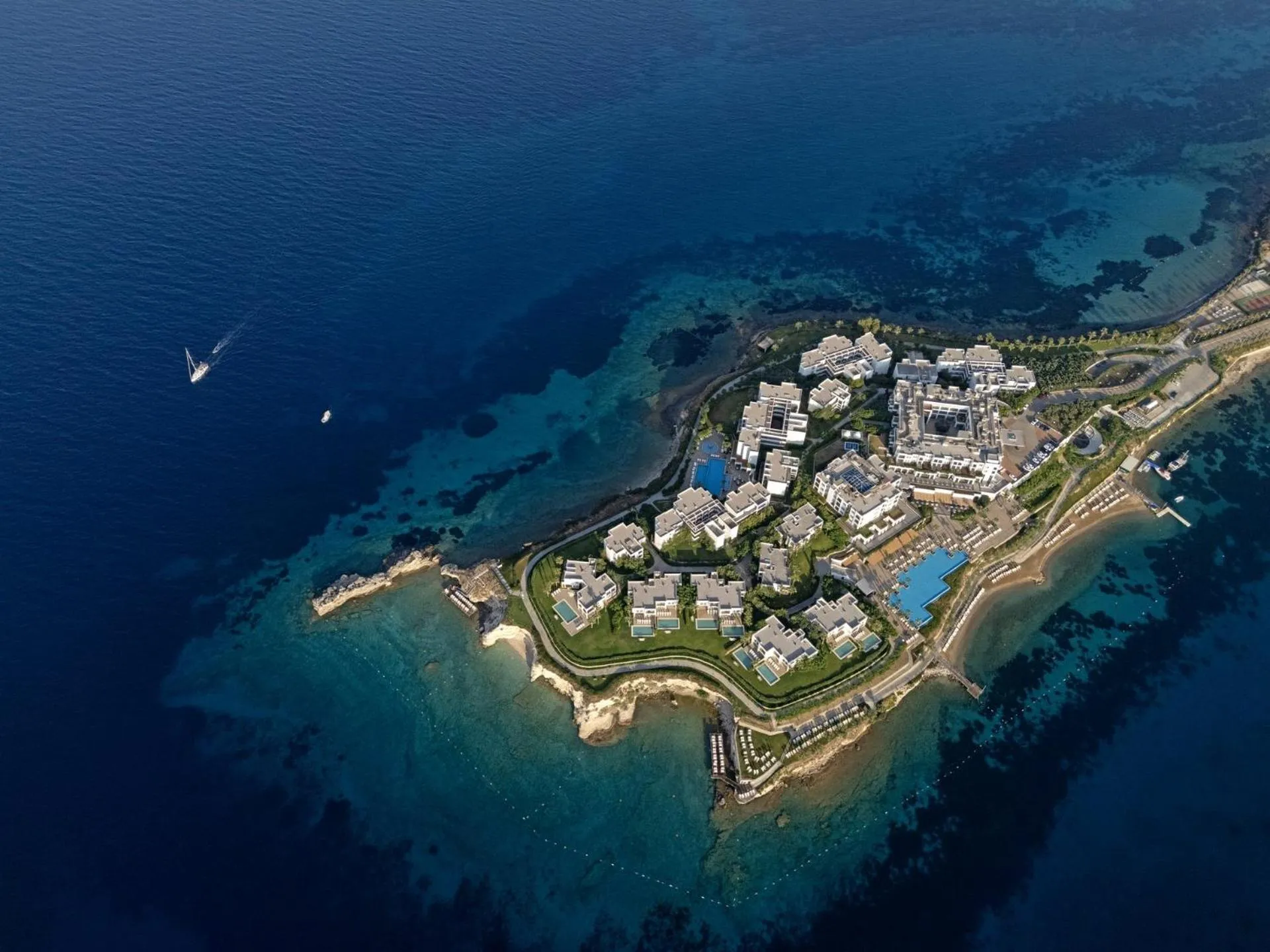 Natural landscape in Xanadu Island