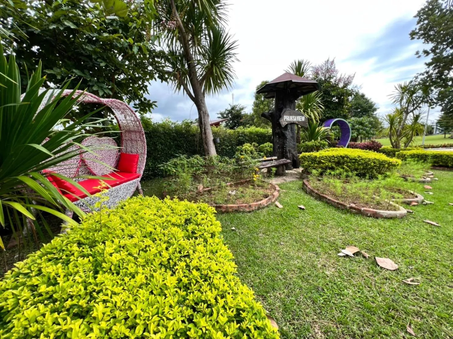 Garden in Pruksa View Homestay