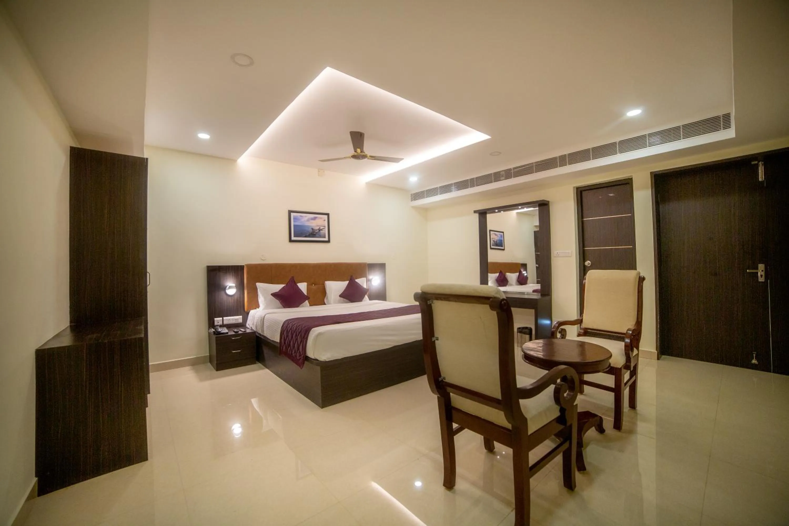 Bed in TTK Residency