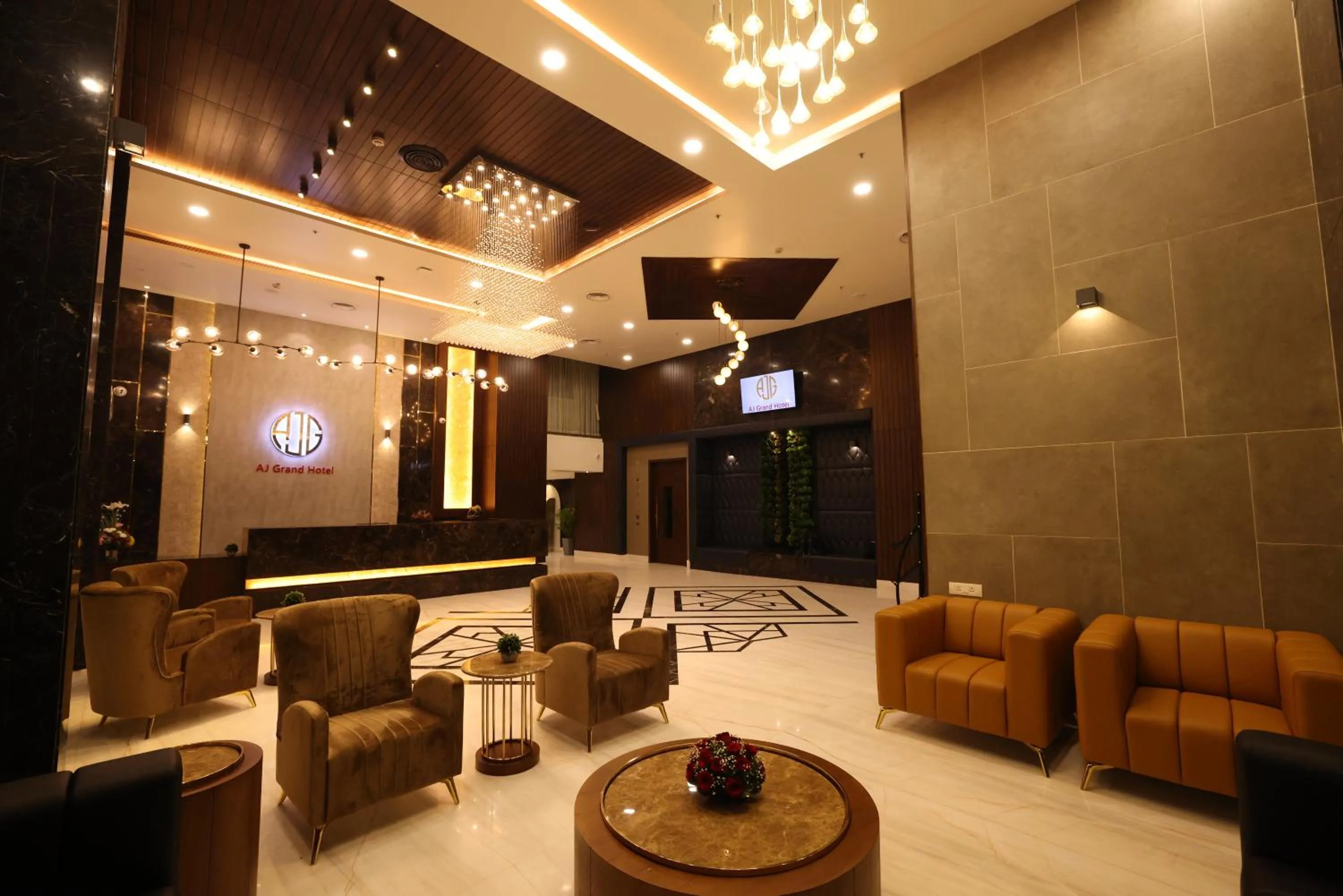 Lobby or reception in AJ Grand Hotel