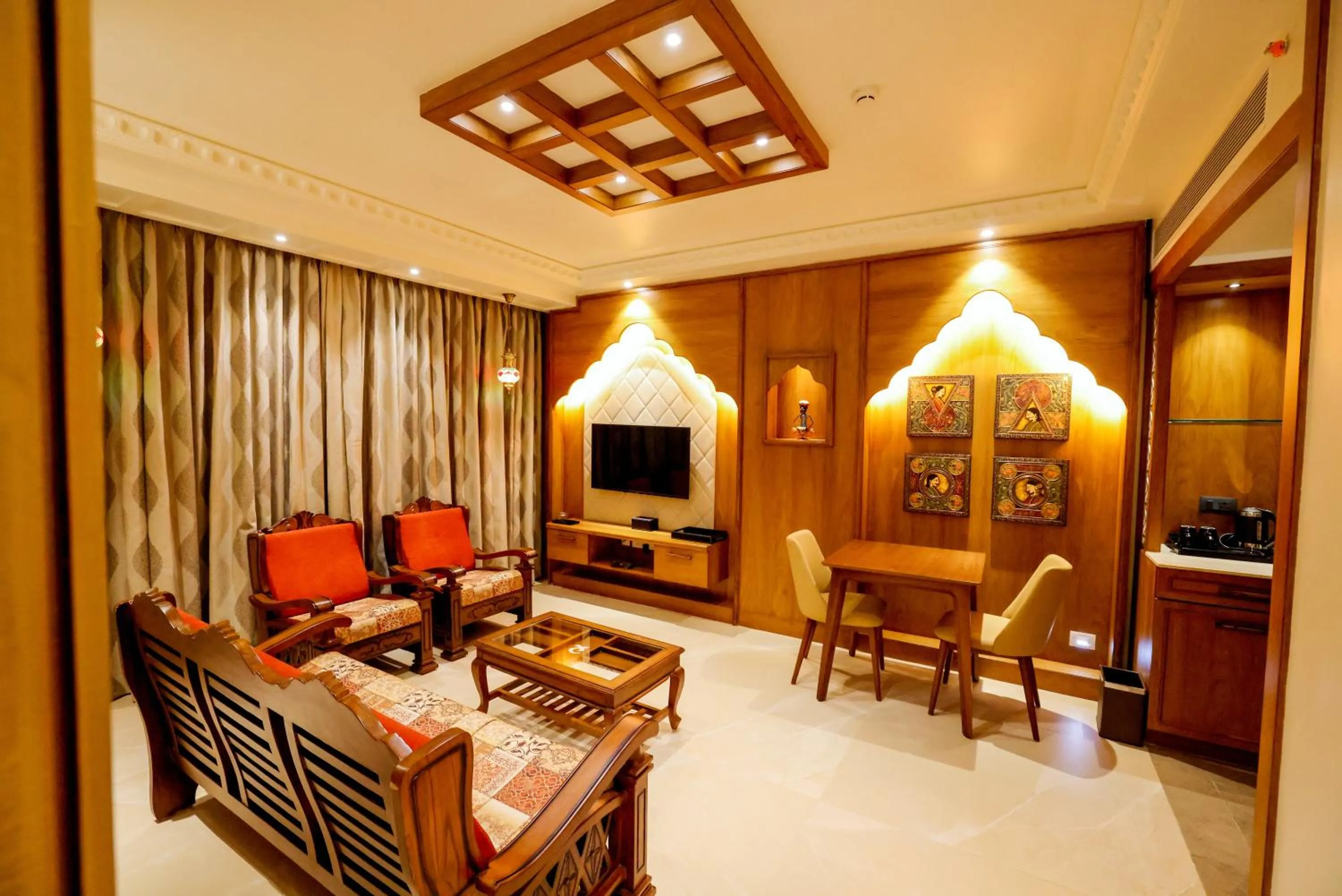 Living room in AJ Grand Hotel