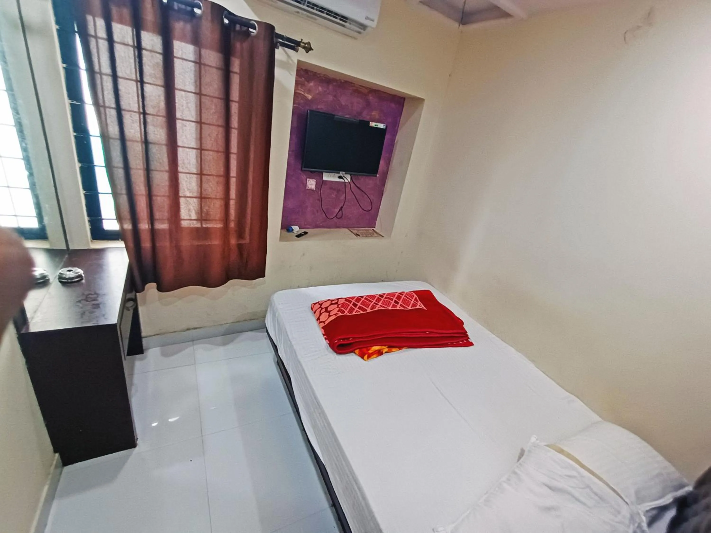 Bedroom, Bed in MG Residency