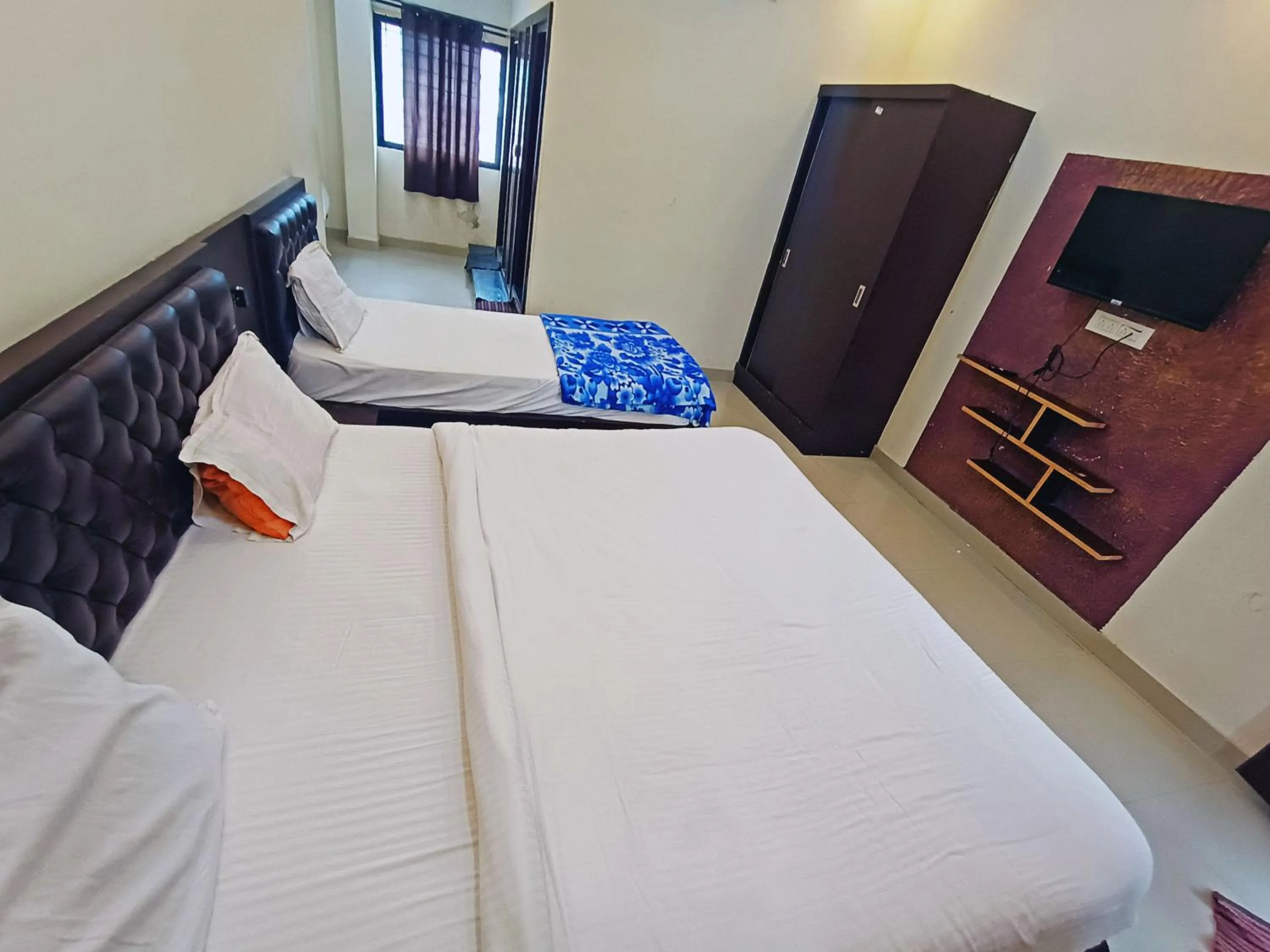 Bedroom, Bed in MG Residency