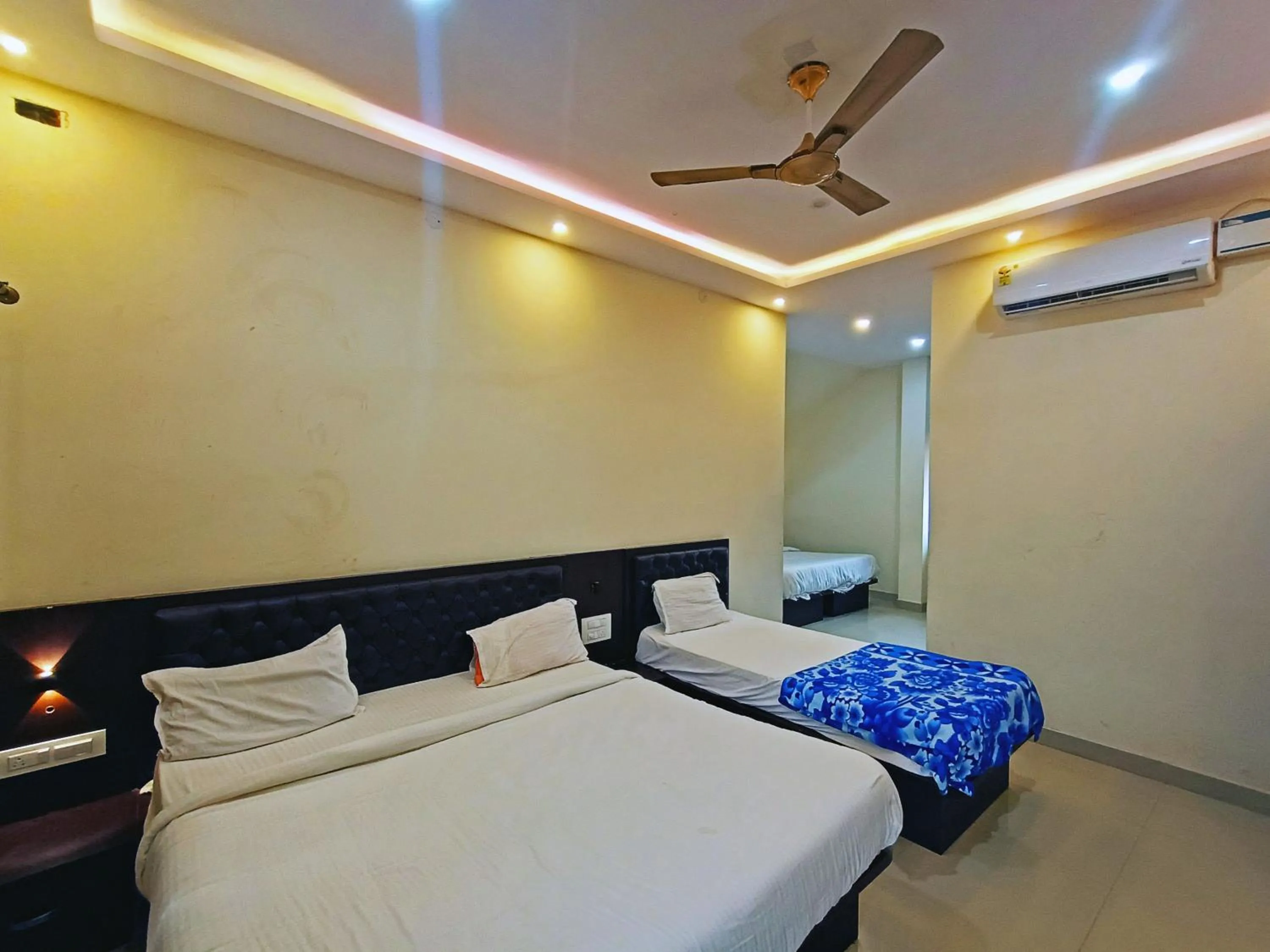 Bedroom, Bed in MG Residency