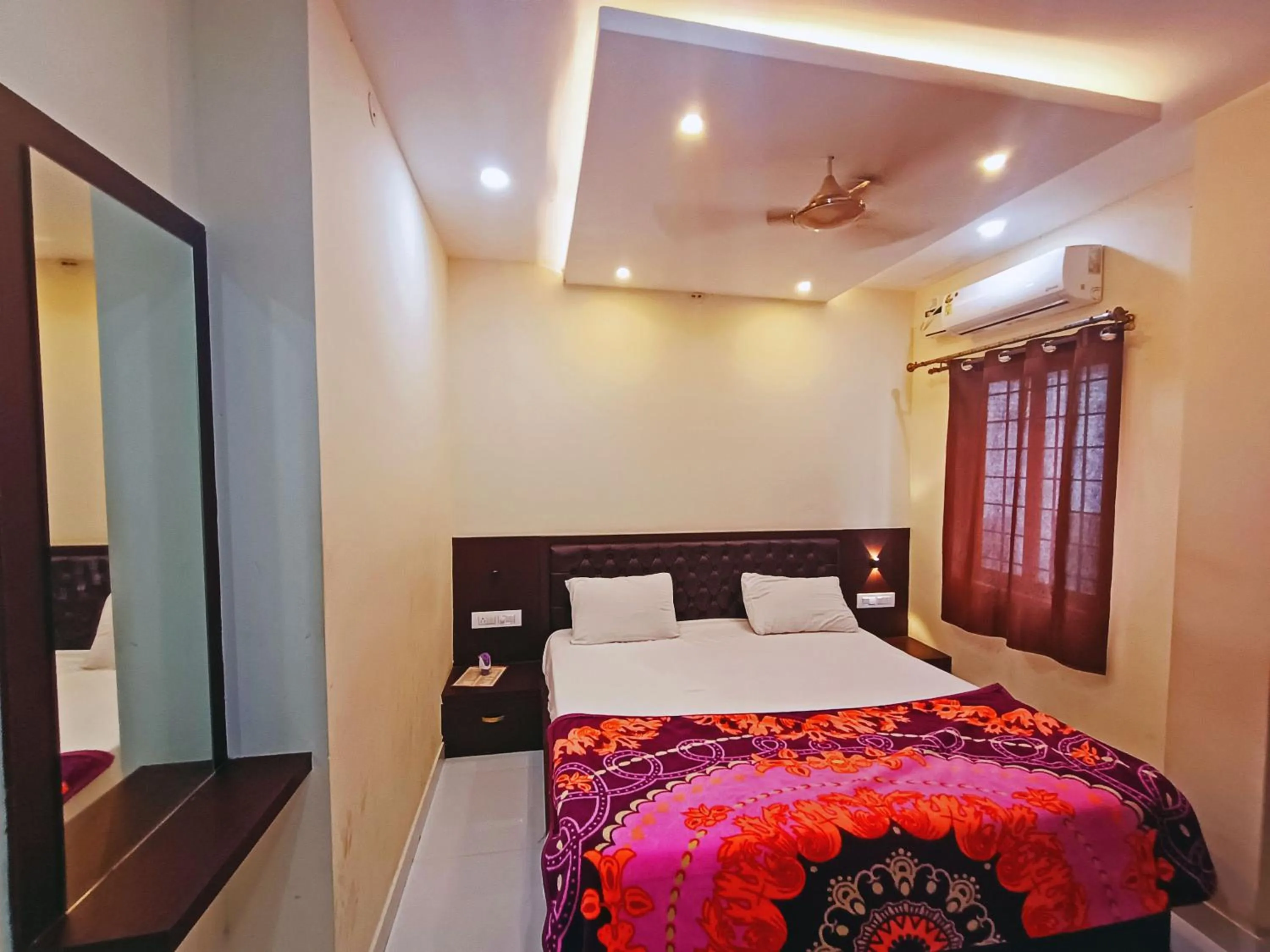 Bedroom, Bed in MG Residency