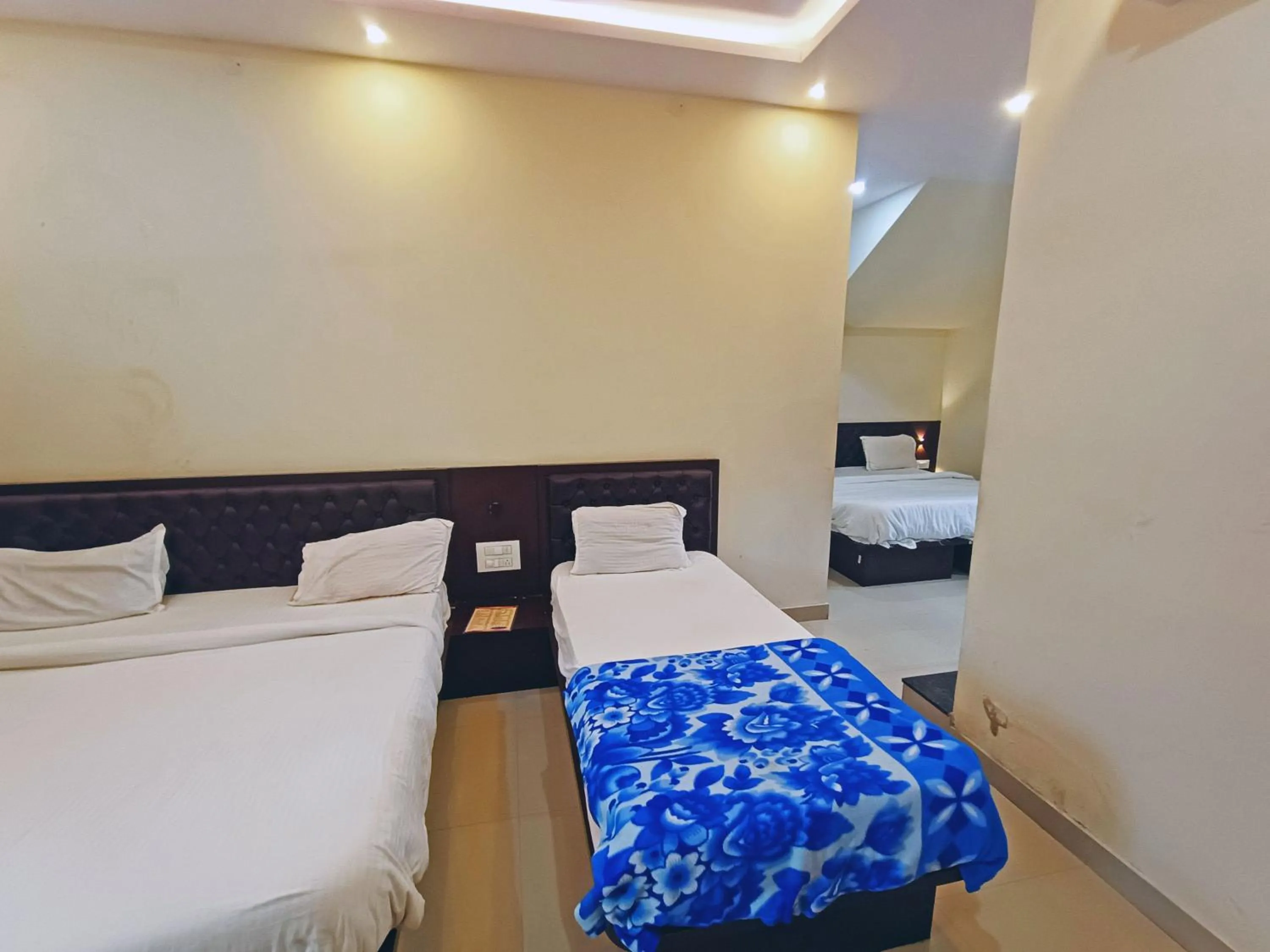 Bedroom, Bed in MG Residency