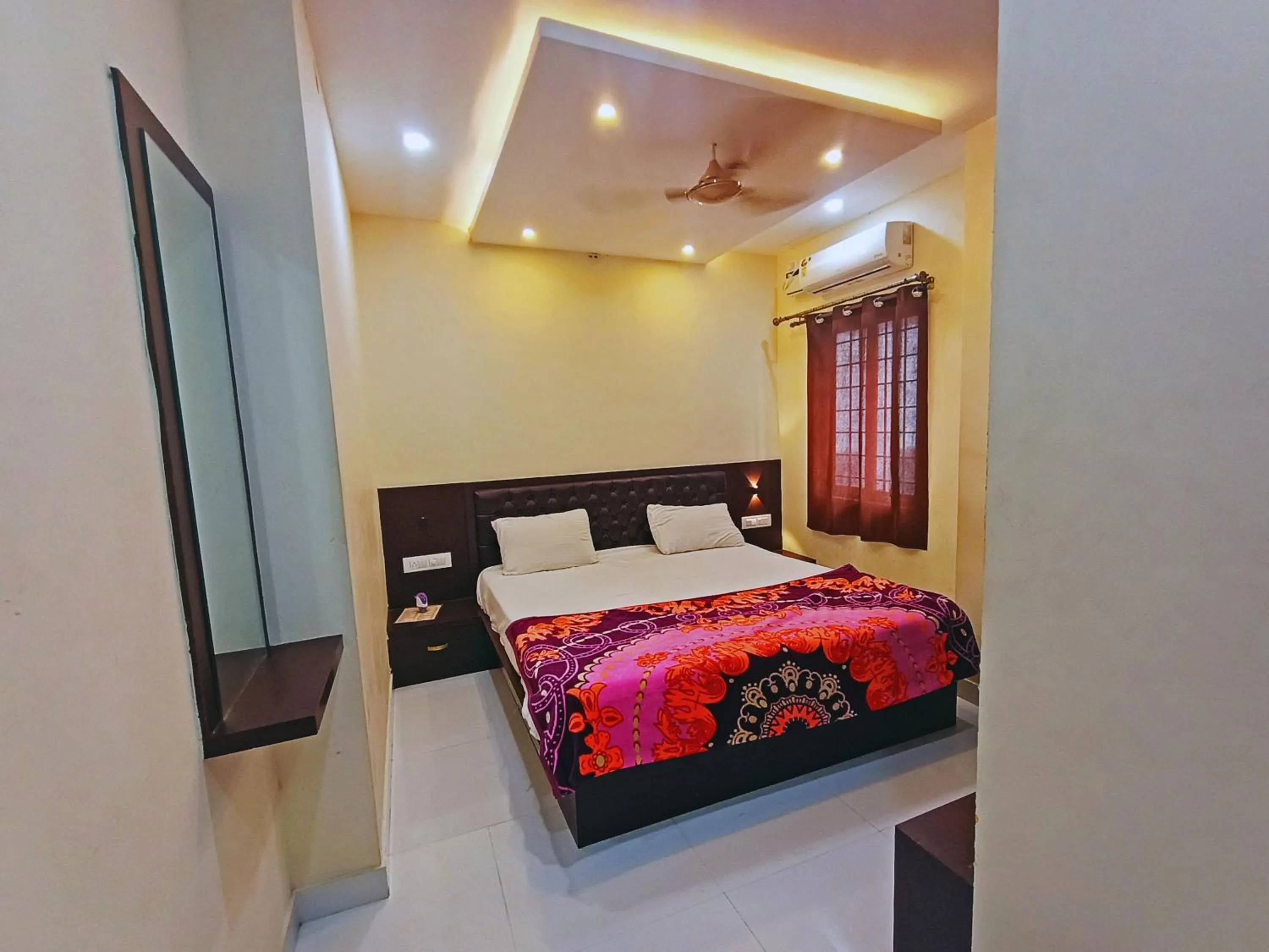 Bedroom, Bed in MG Residency