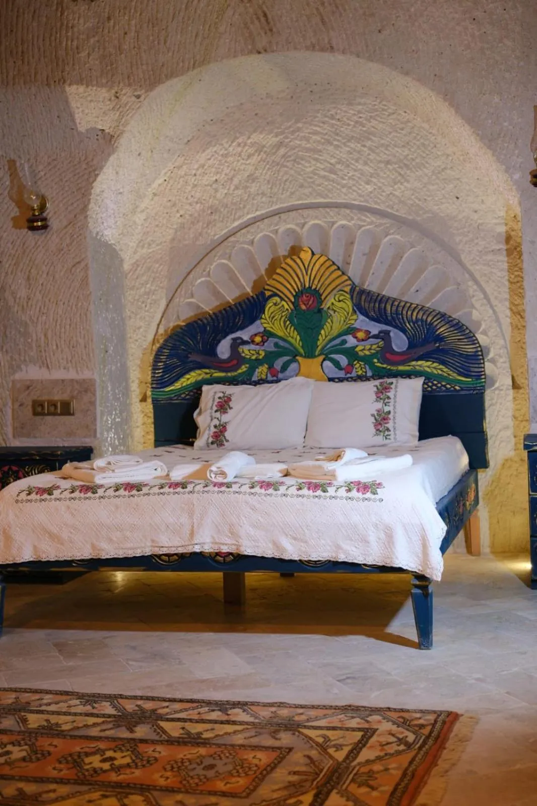 Bedroom, Bed in Aşk-ı Nare Cave Hotel Swimming Pool Hot & SPA