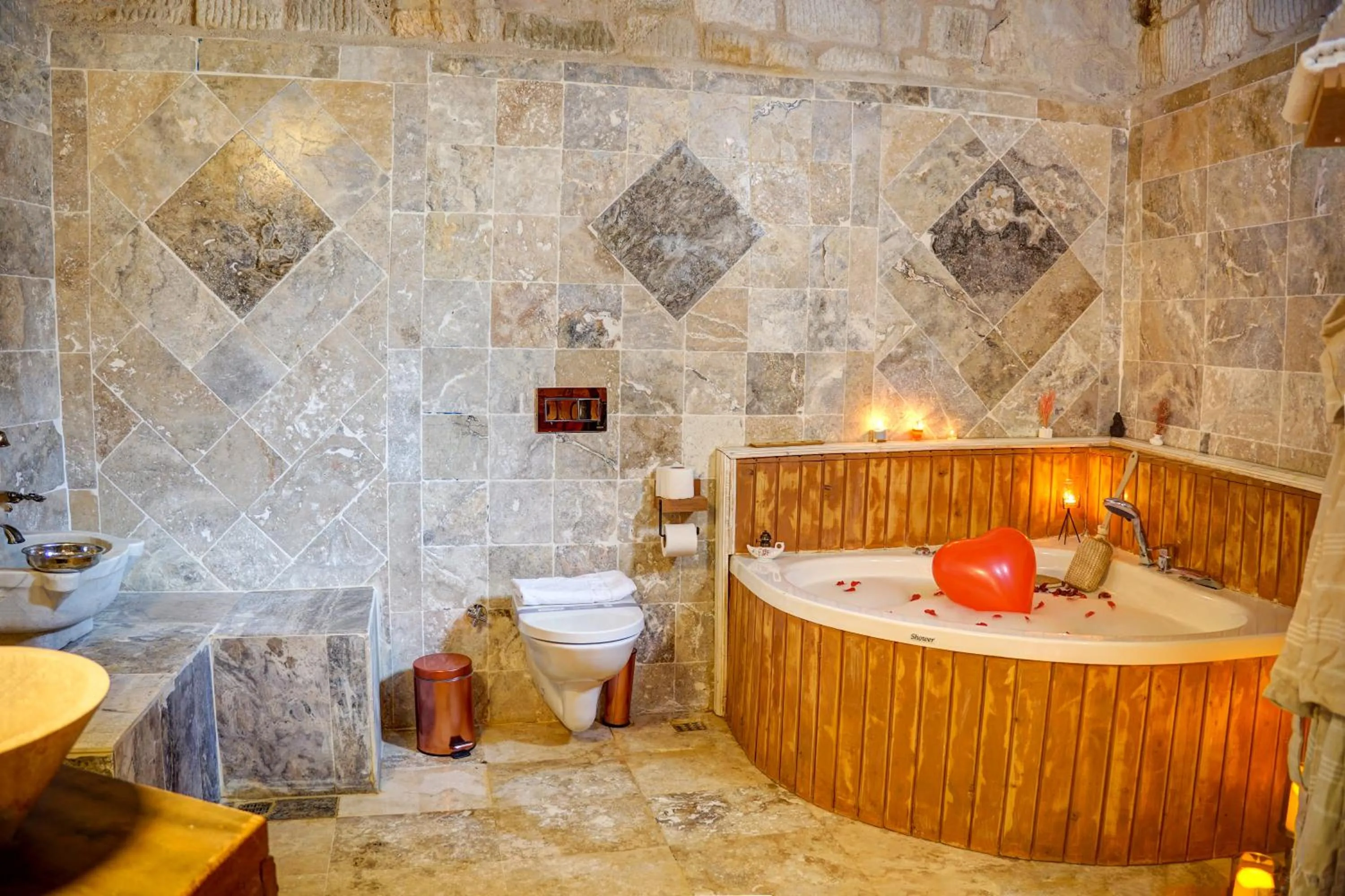 Bathroom in Aşk-ı Nare Cave Hotel Swimming Pool Hot & SPA