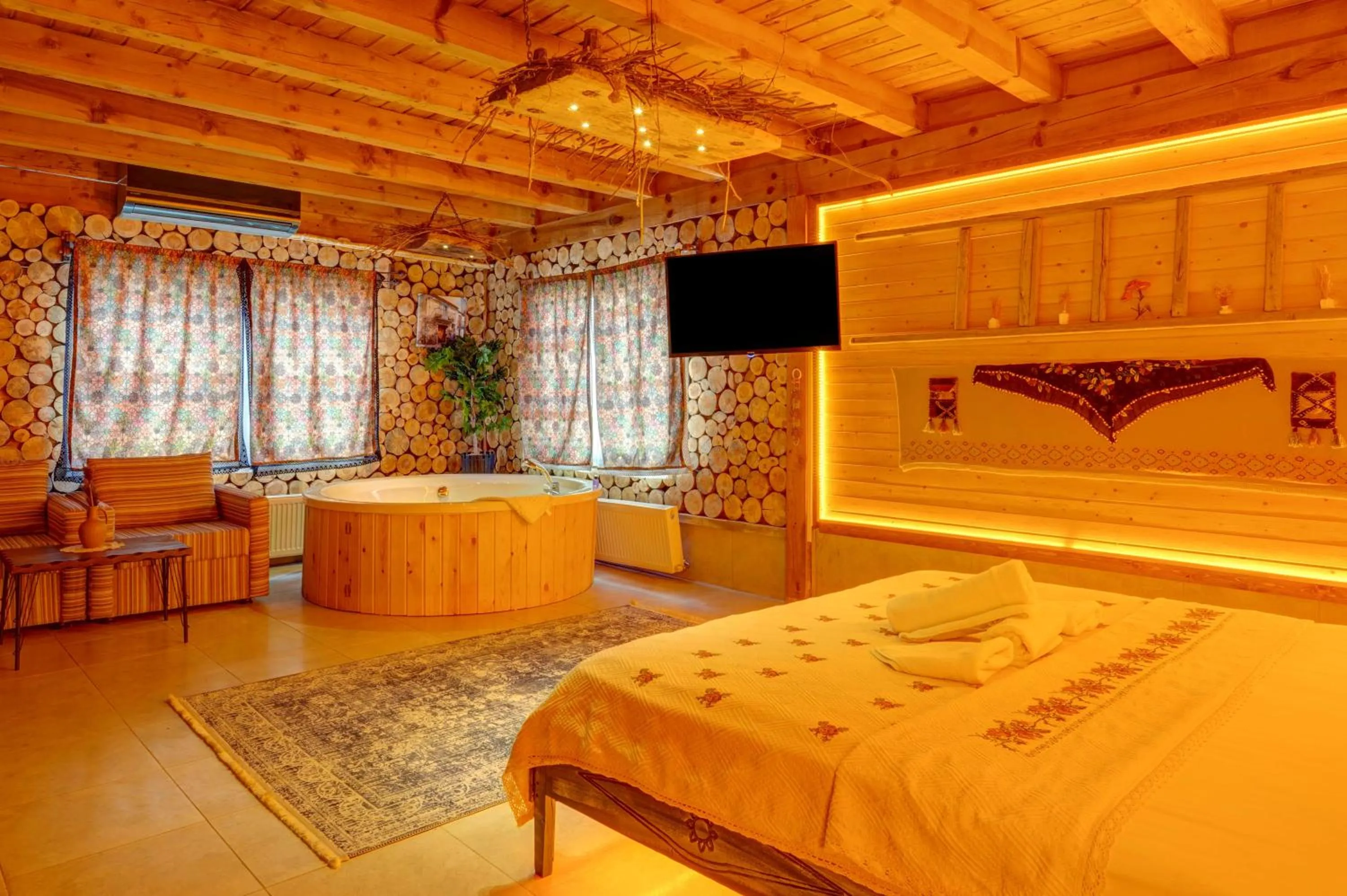 Photo of the whole room, Bed in Aşk-ı Nare Cave Hotel Swimming Pool Hot & SPA