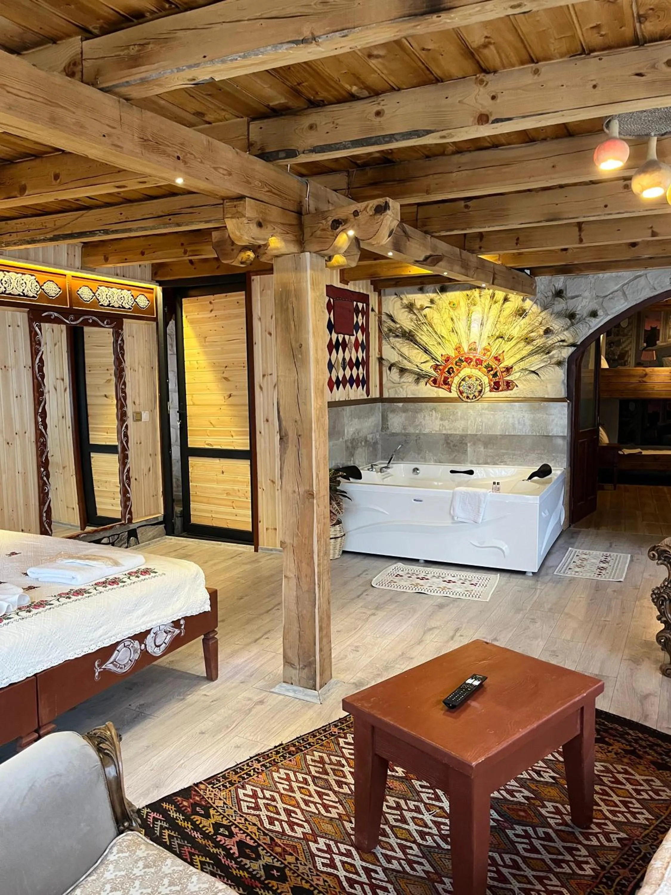 Bedroom in Aşk-ı Nare Cave Hotel Swimming Pool Hot & SPA