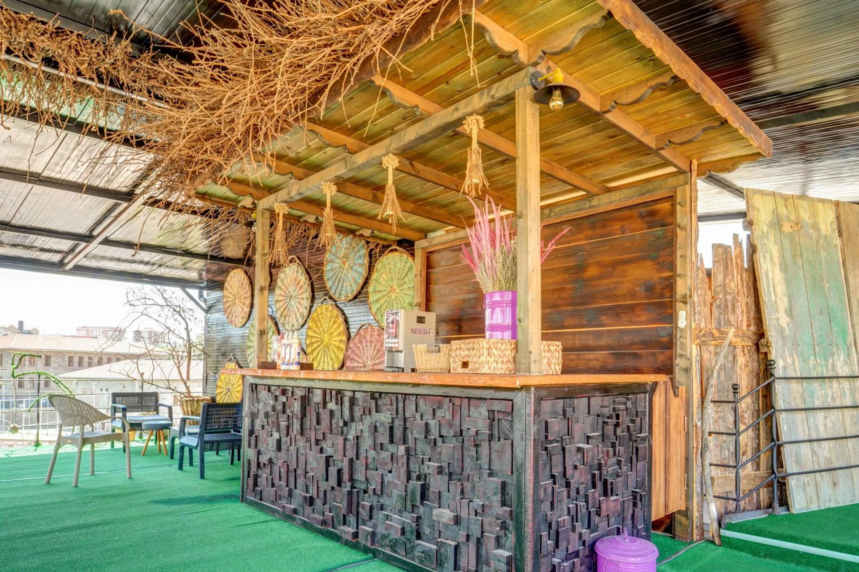 Balcony/Terrace in Aşk-ı Nare Cave Hotel Swimming Pool Hot & SPA
