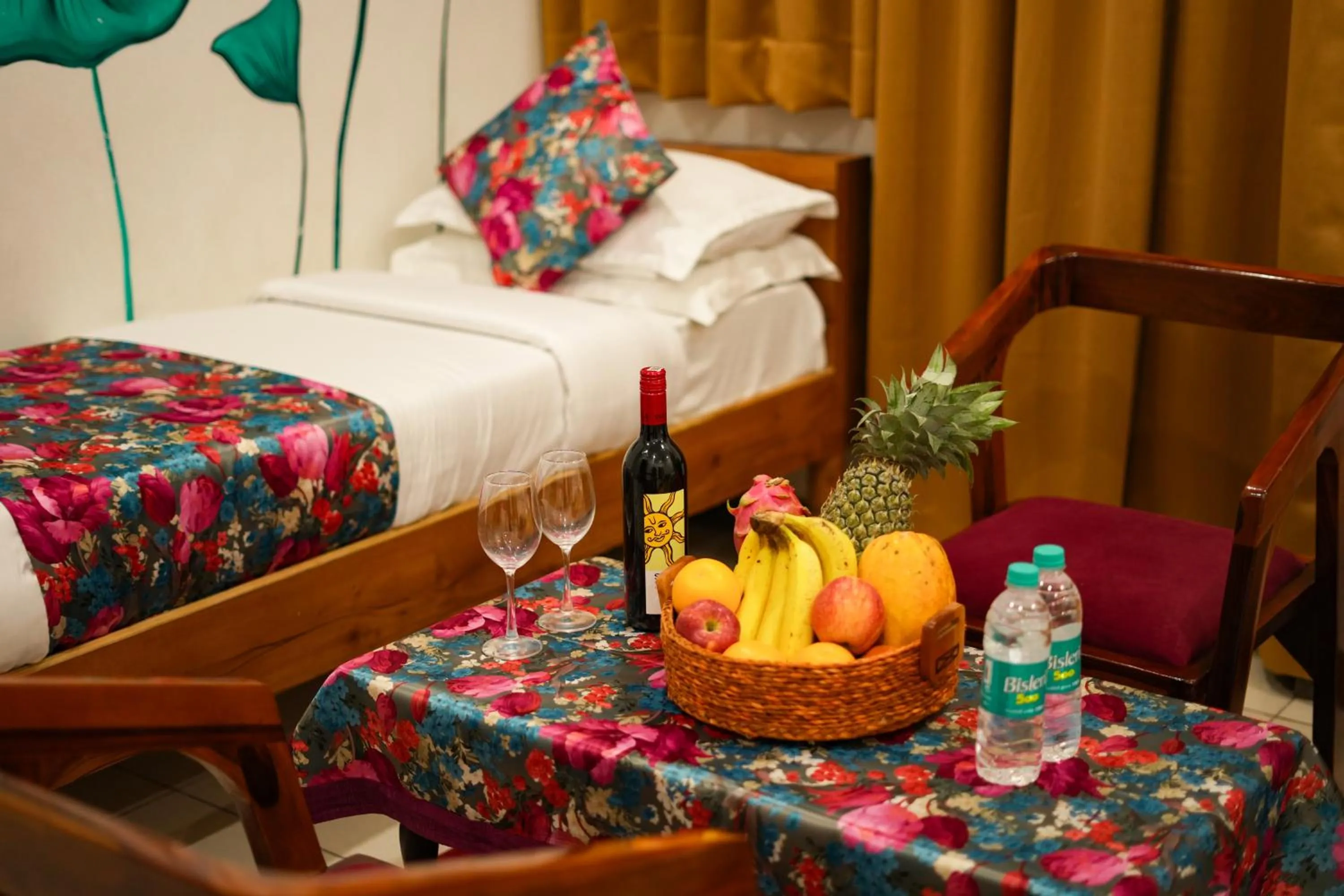 Bed in PETAL OF MEWAR - A Luxury Boutique Hotel