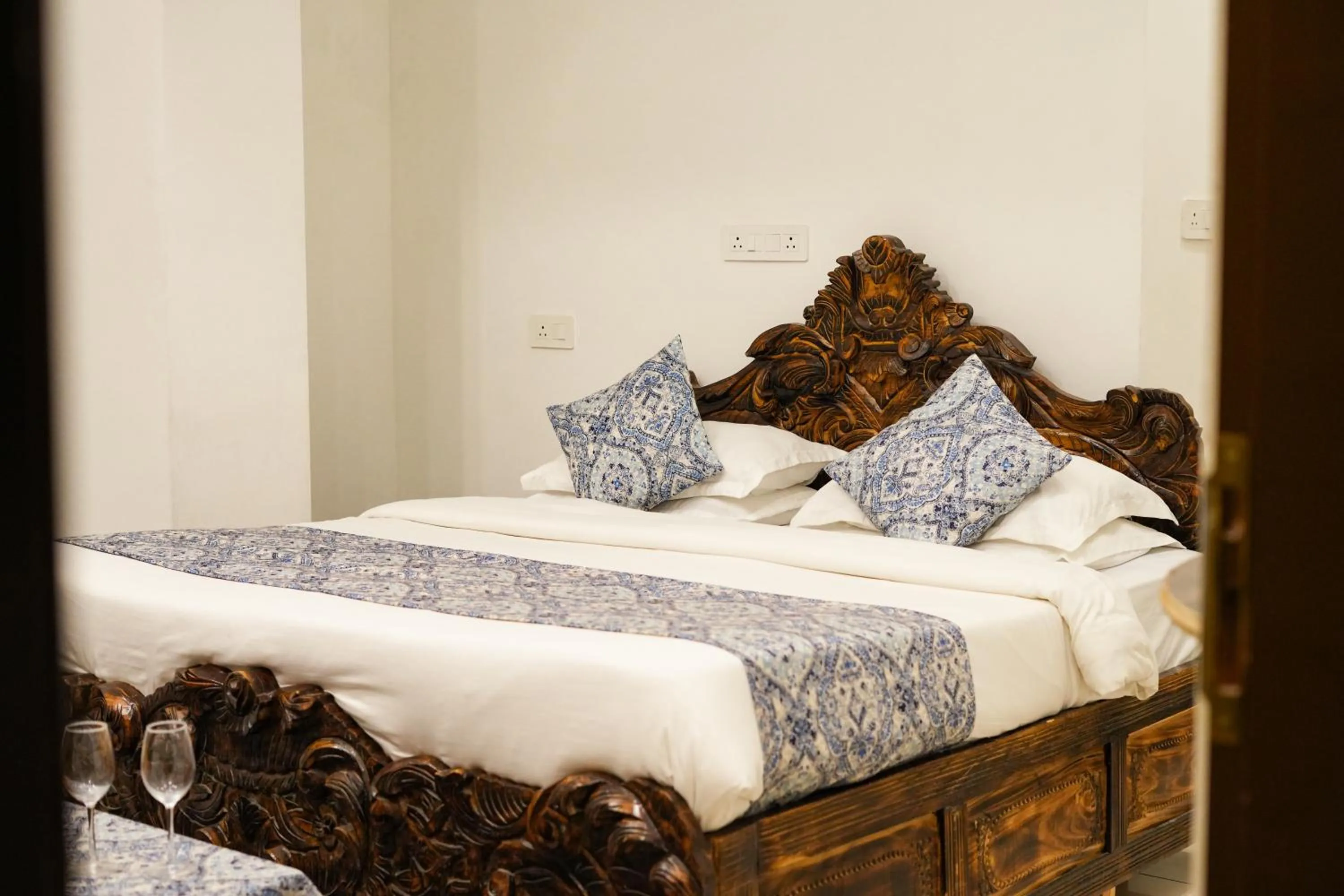 Bed in PETAL OF MEWAR - A Luxury Boutique Hotel