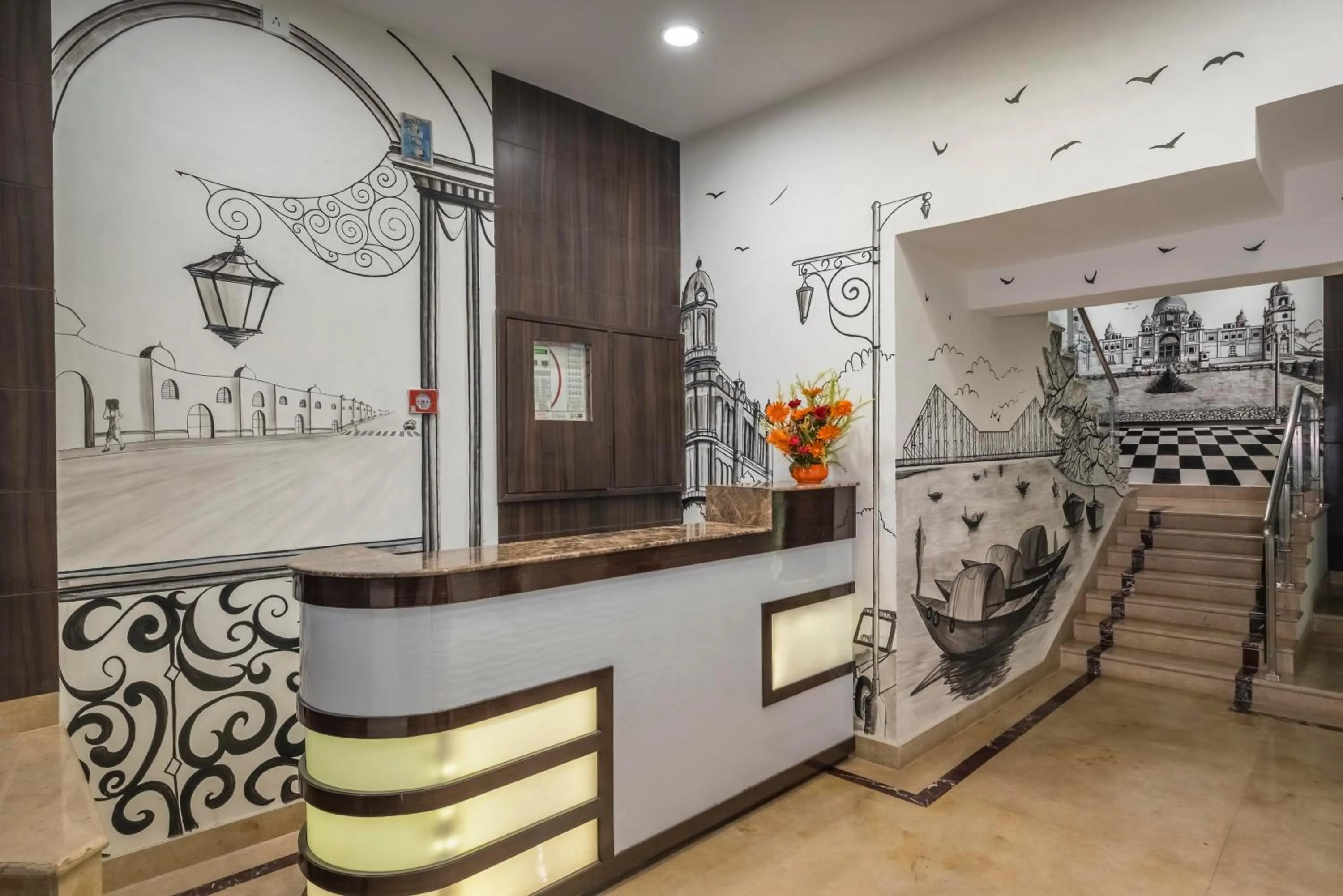 Lobby or reception in Hotel Emirates