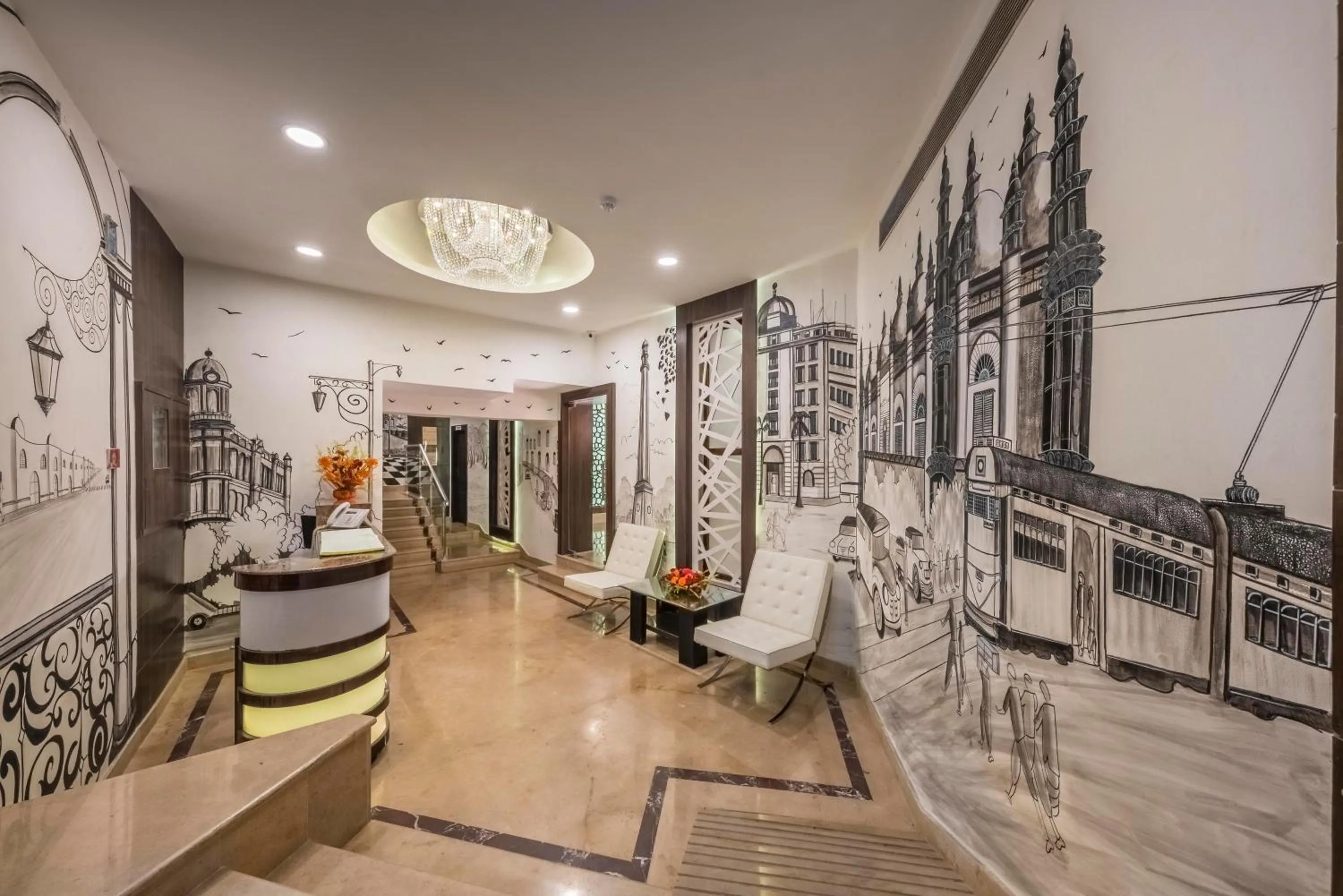 Lobby or reception in Hotel Emirates