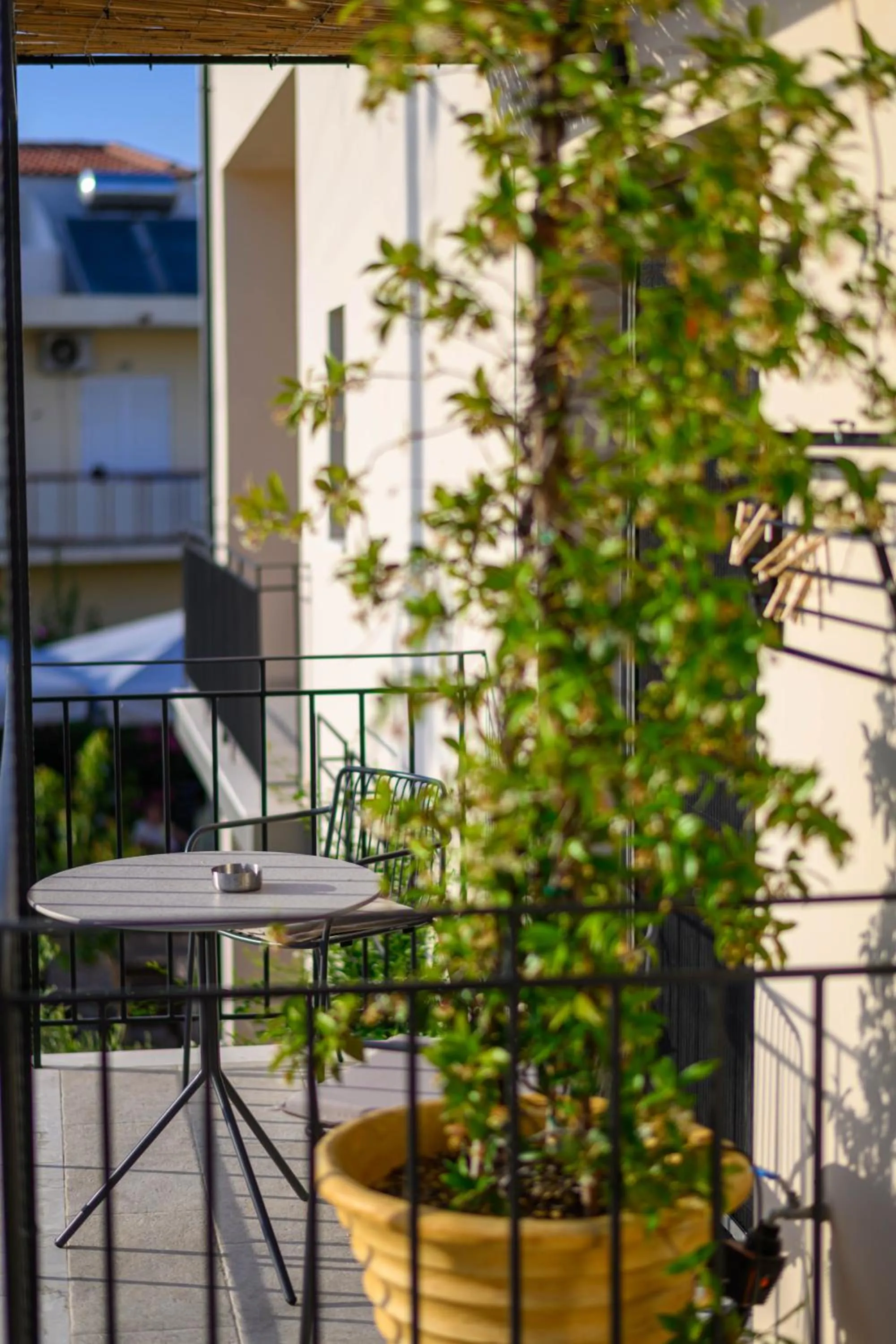 Balcony/Terrace in Kannas Mani Luxury Suites -Adults Friendly 14 Plus