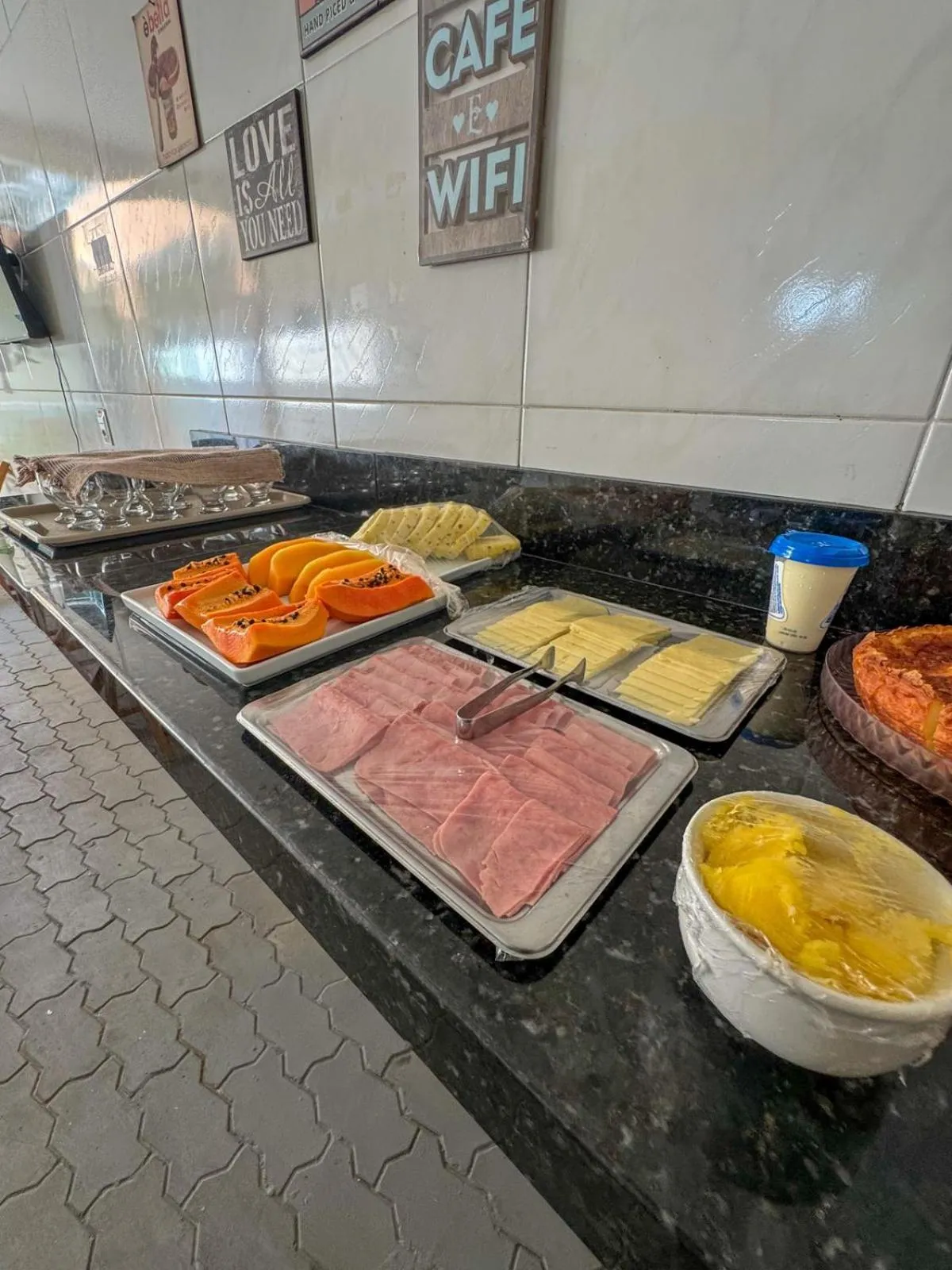 Breakfast in Pousada dos Corais