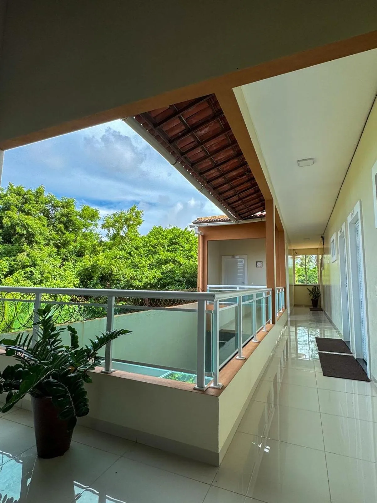 Balcony/Terrace in Pousada dos Corais