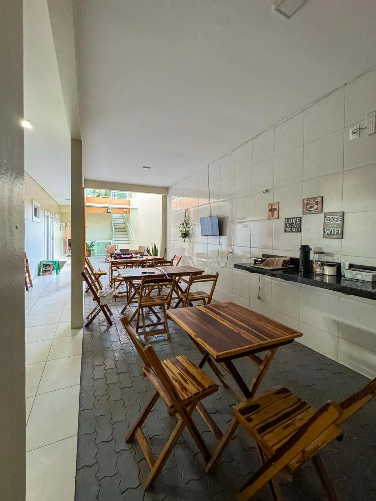 Dining area in Pousada dos Corais