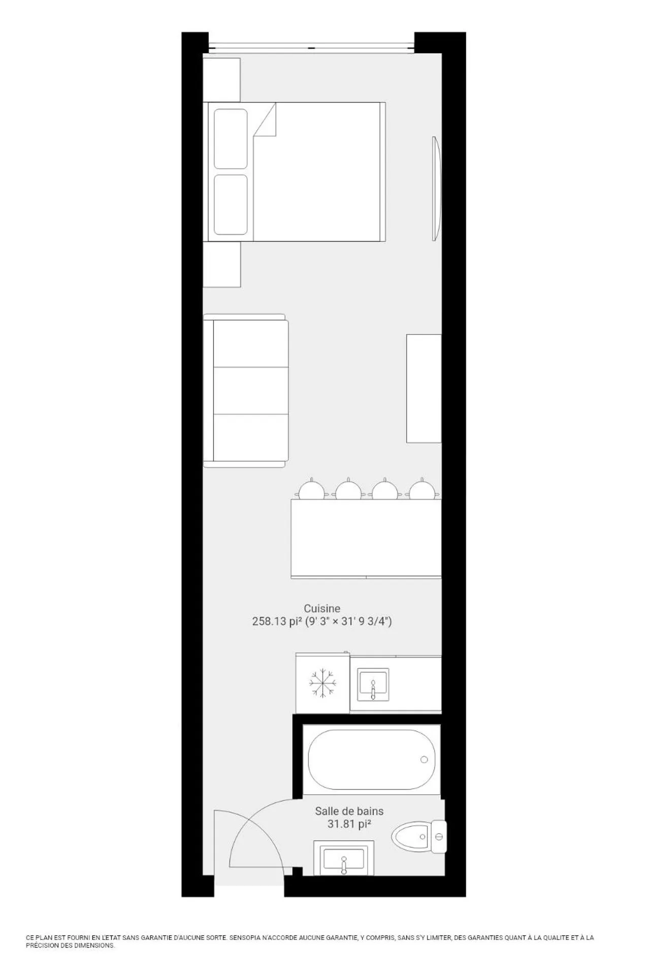 Floor plan in INITIAL / MEDZI / Centre-ville de Quebec