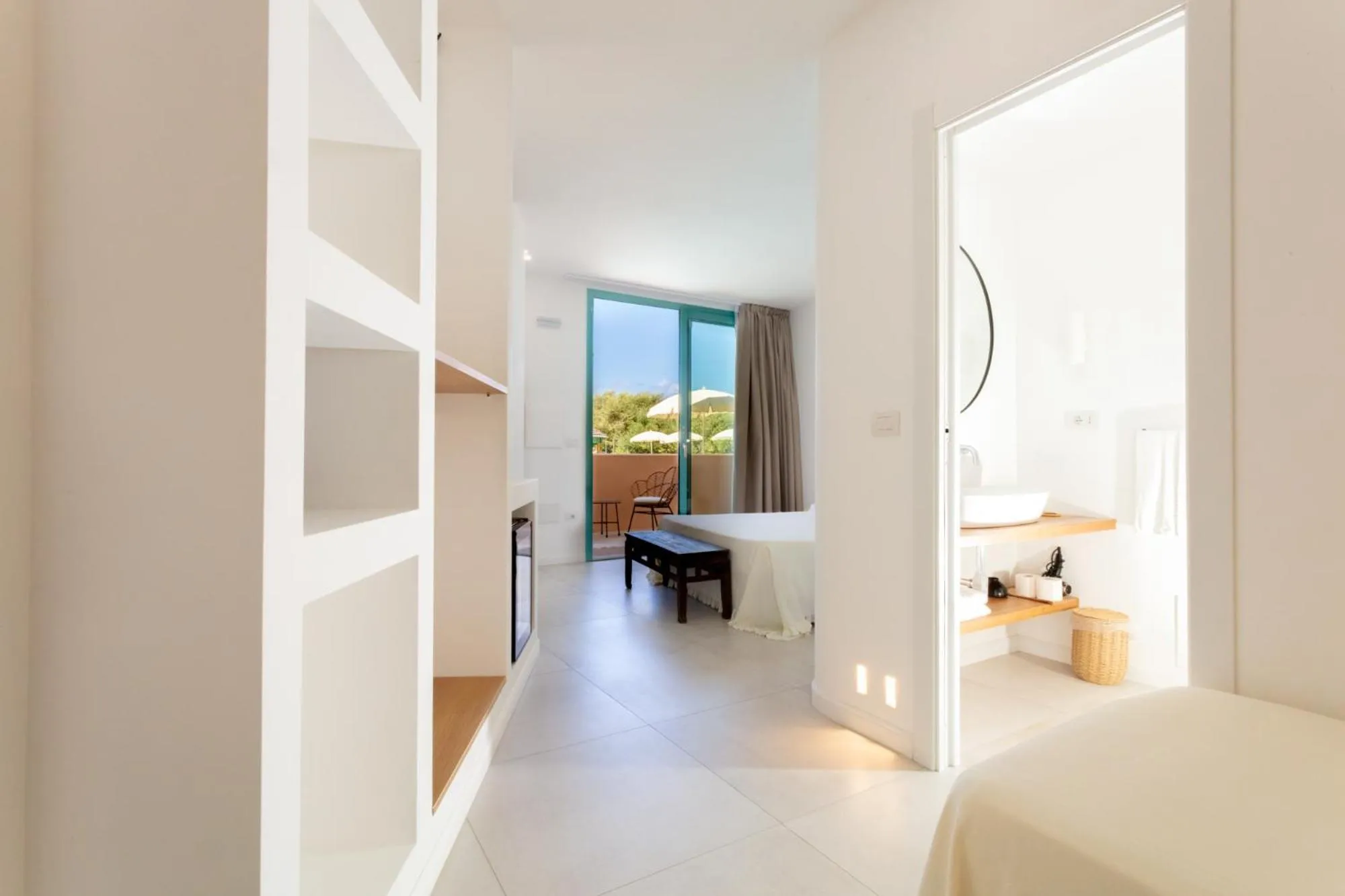 View (from property/room), Bed in Park Hotel Asinara