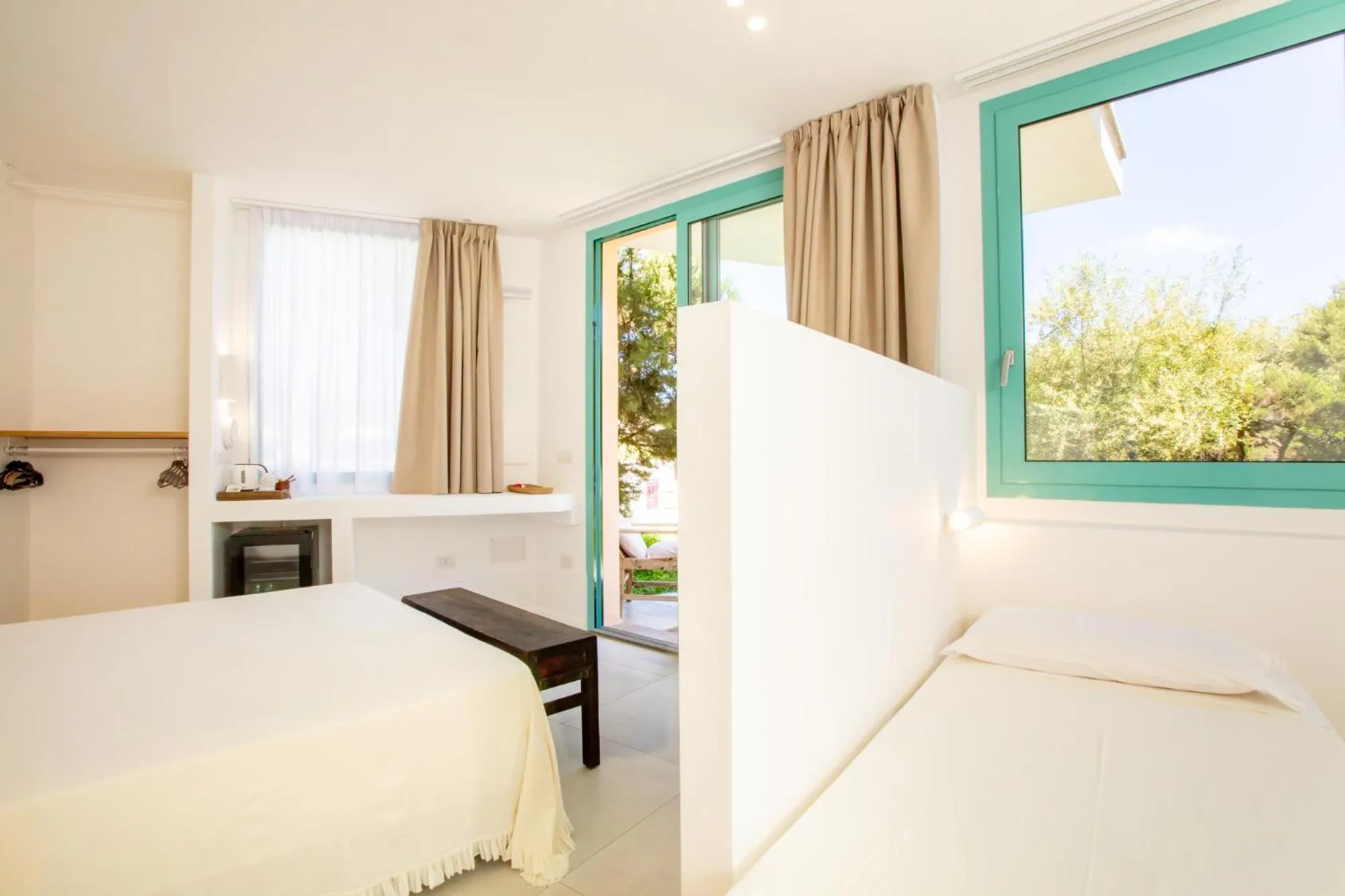 View (from property/room), Bed in Park Hotel Asinara