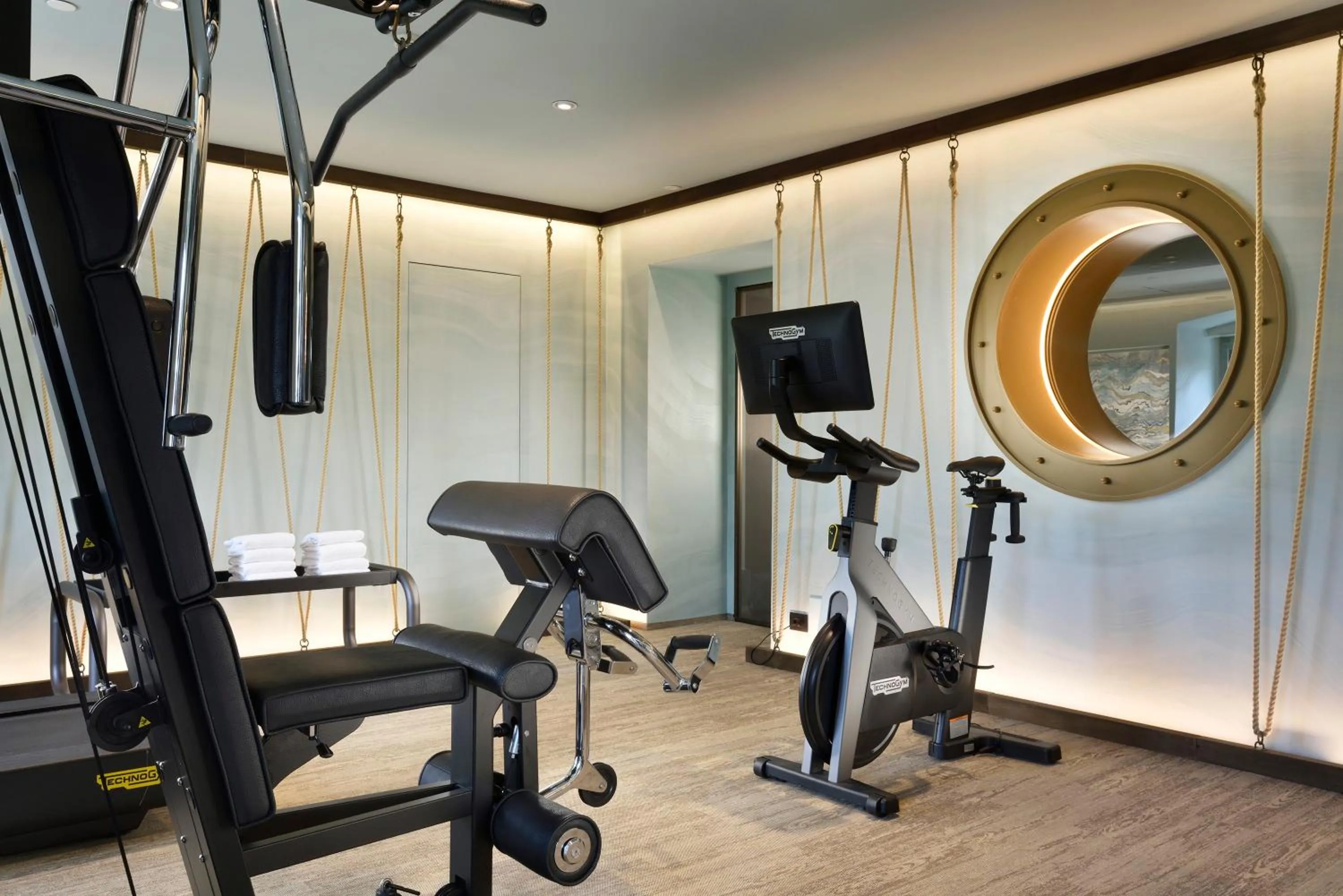 Fitness centre/facilities in Grand Hotel Savoia