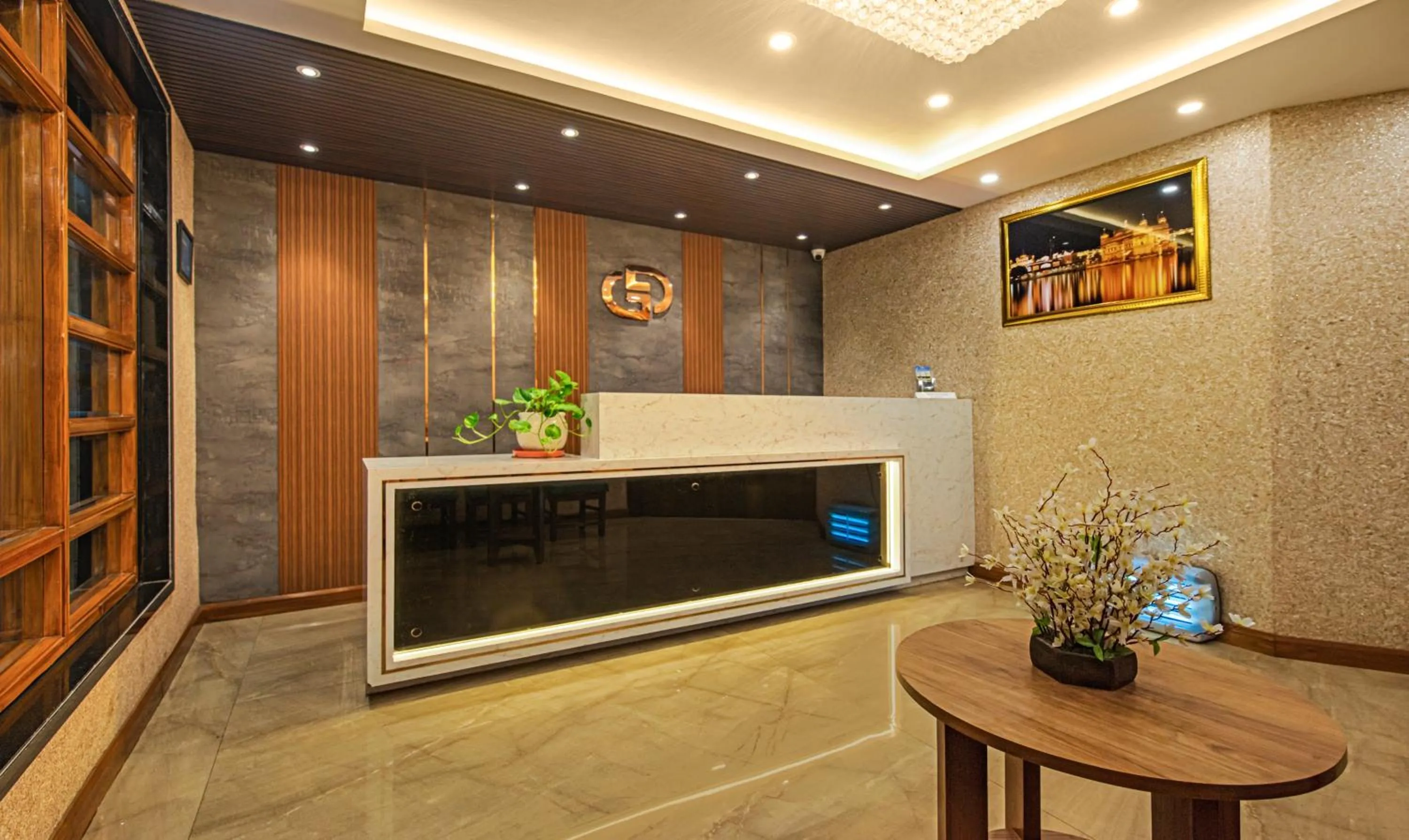 Lobby or reception in Treebo Gyani's