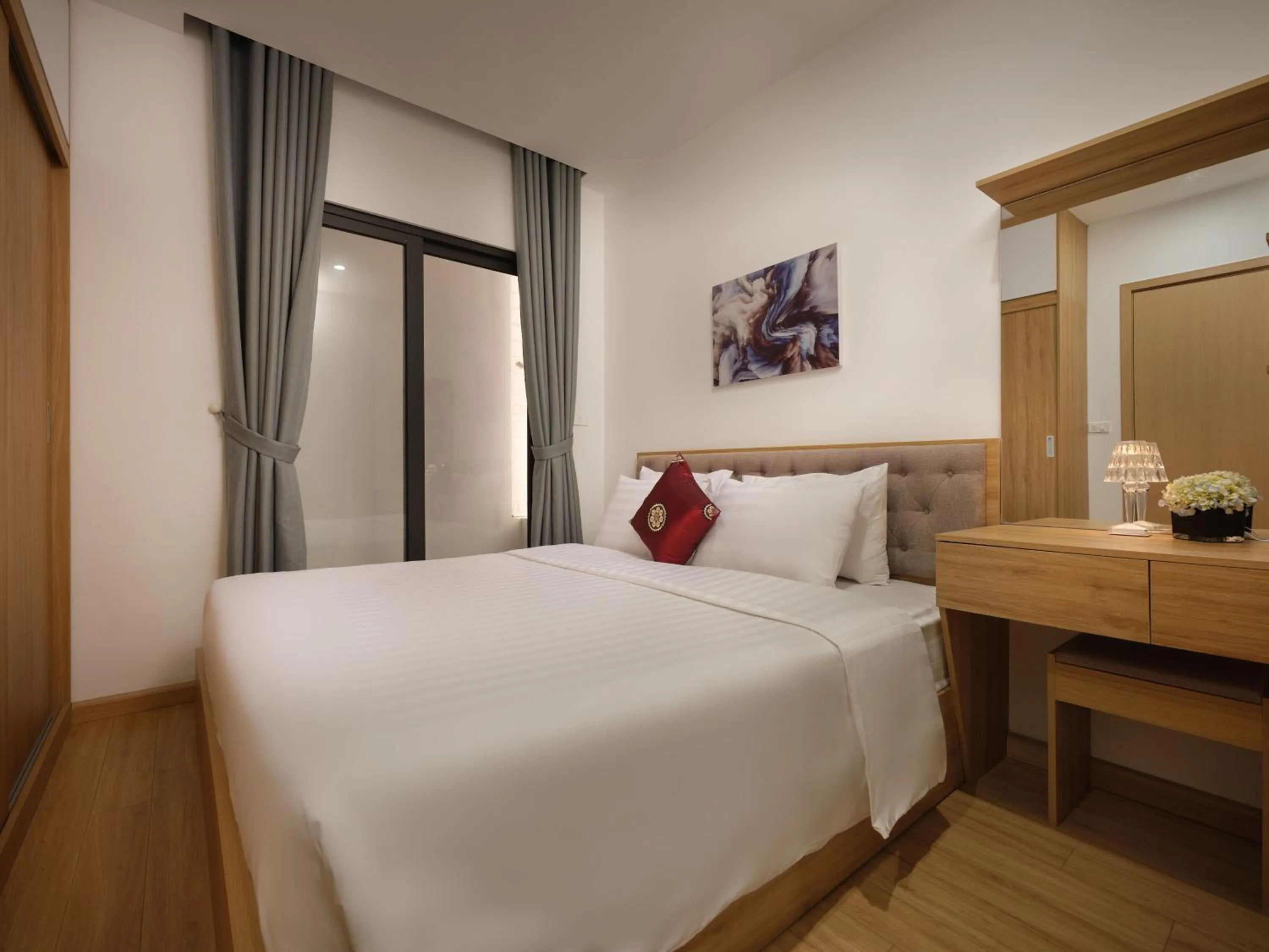 Bedroom, Bed in MoonLight Tay Ho