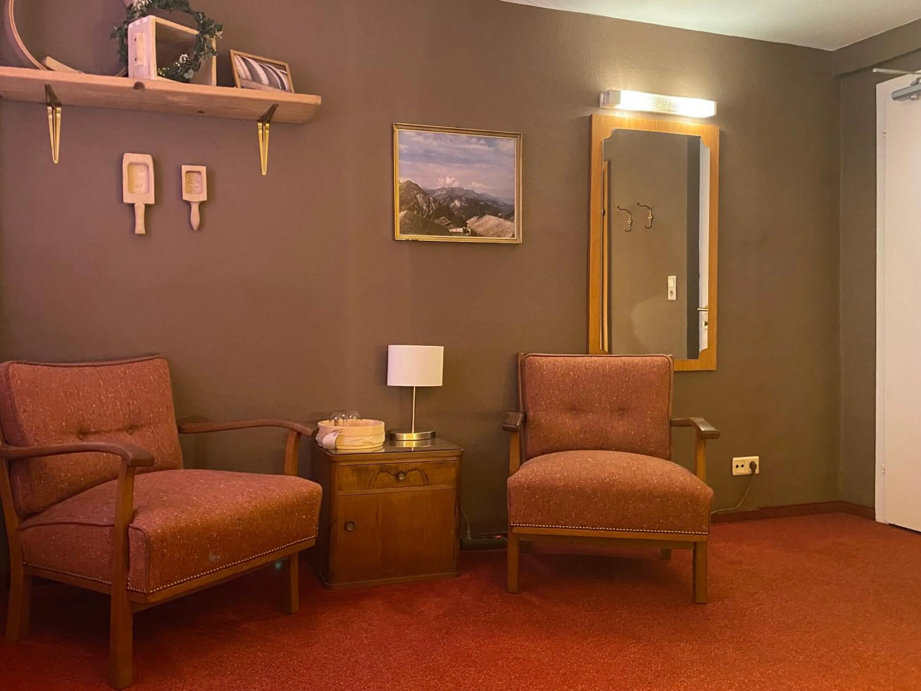 Seating area in Stadthotel Helvetia