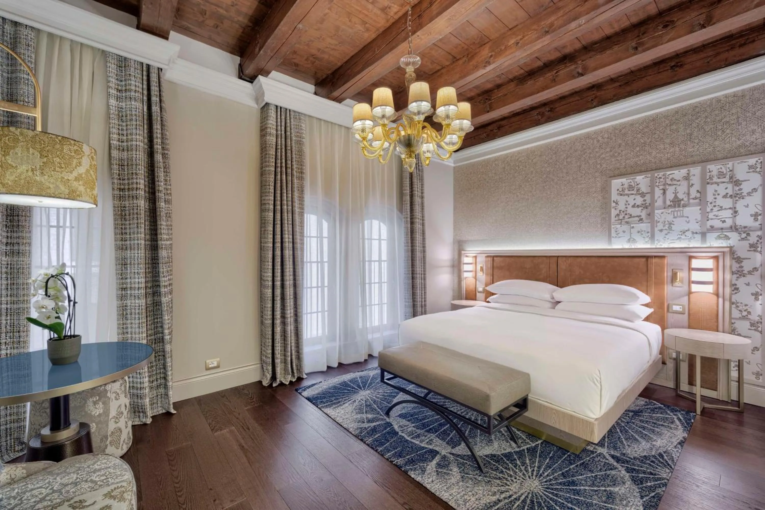 Bedroom, Bed in Hilton Molino Stucky Venice