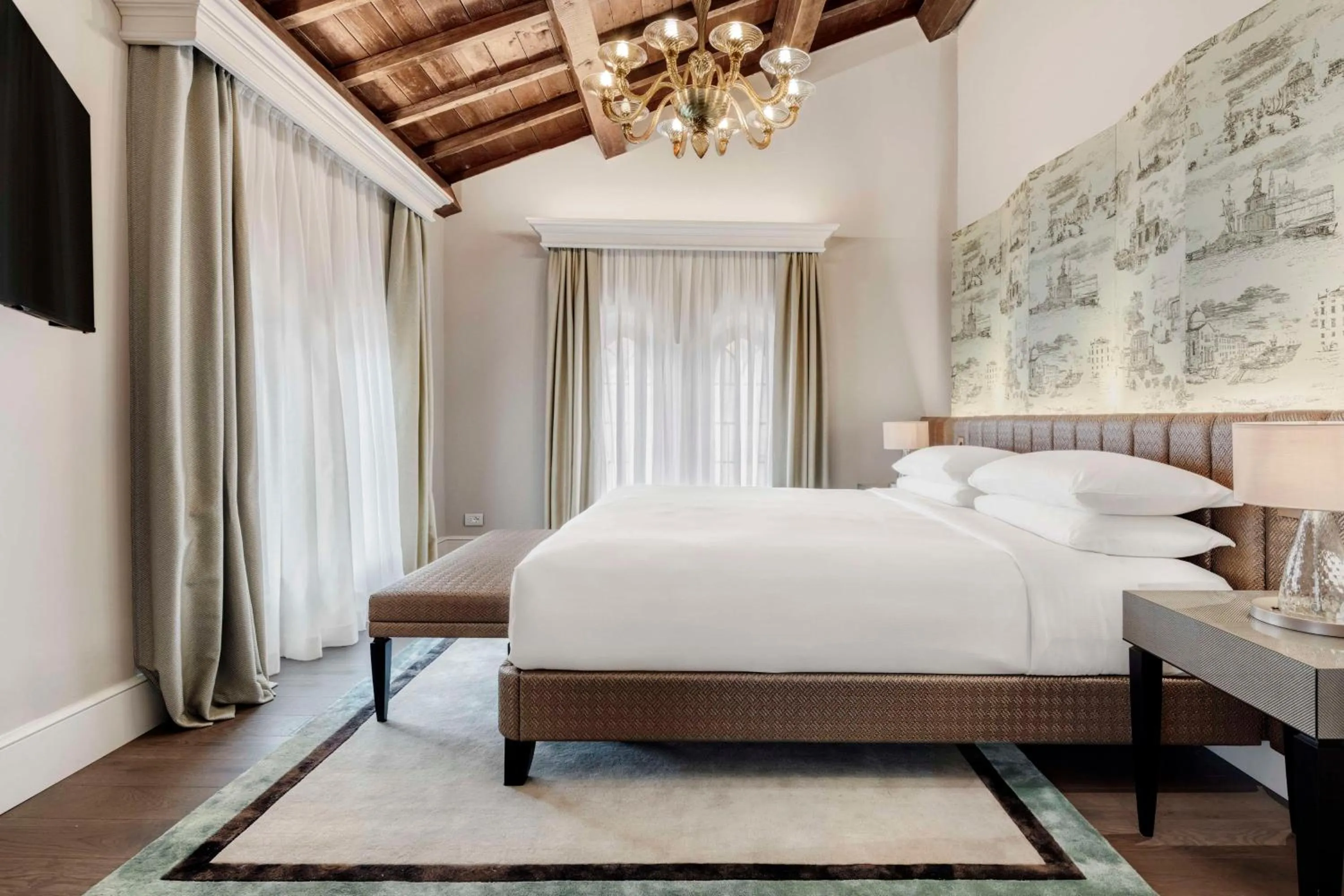 Bed in Hilton Molino Stucky Venice