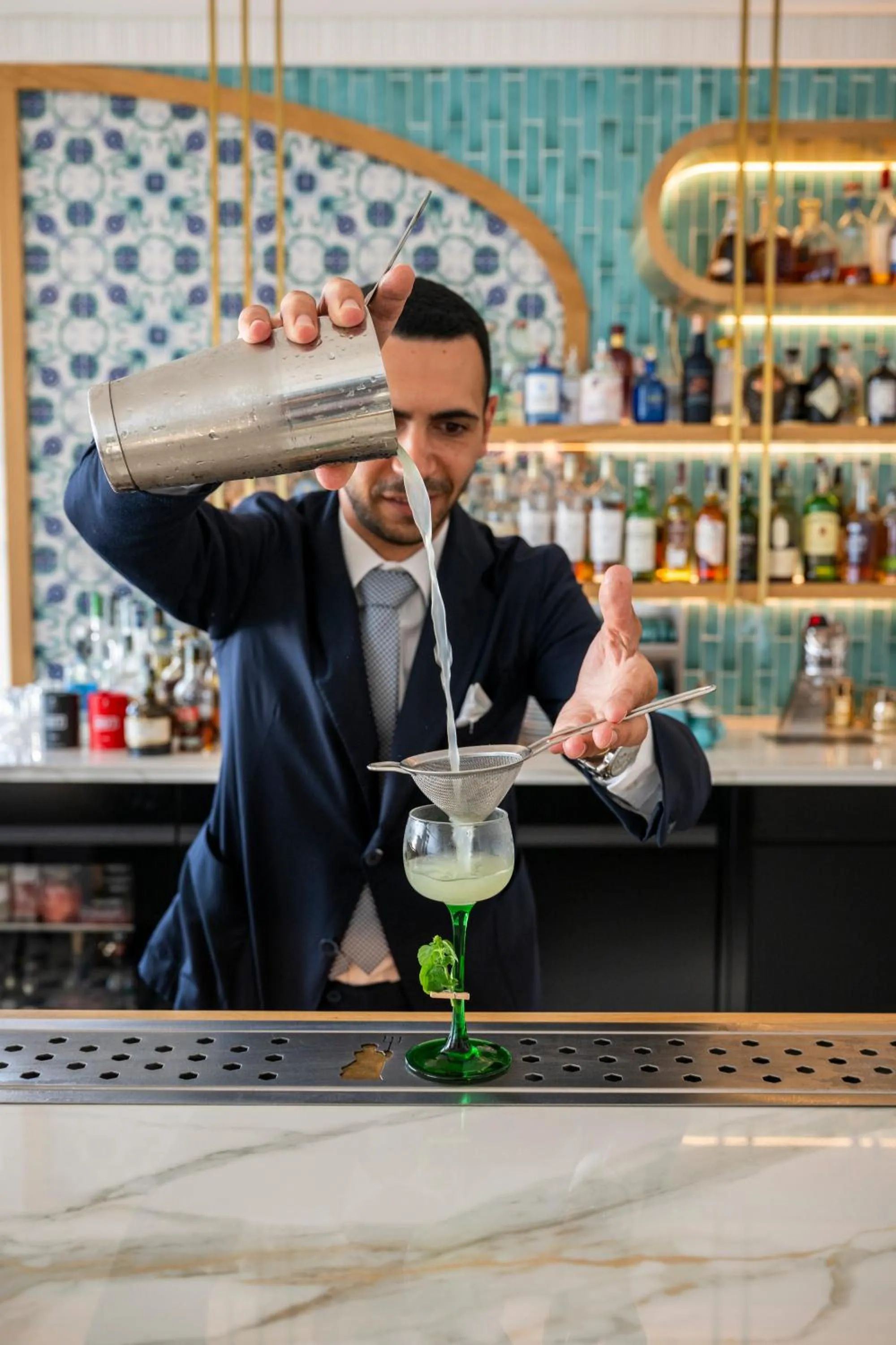 Lounge or bar in Grand Hotel Tritone