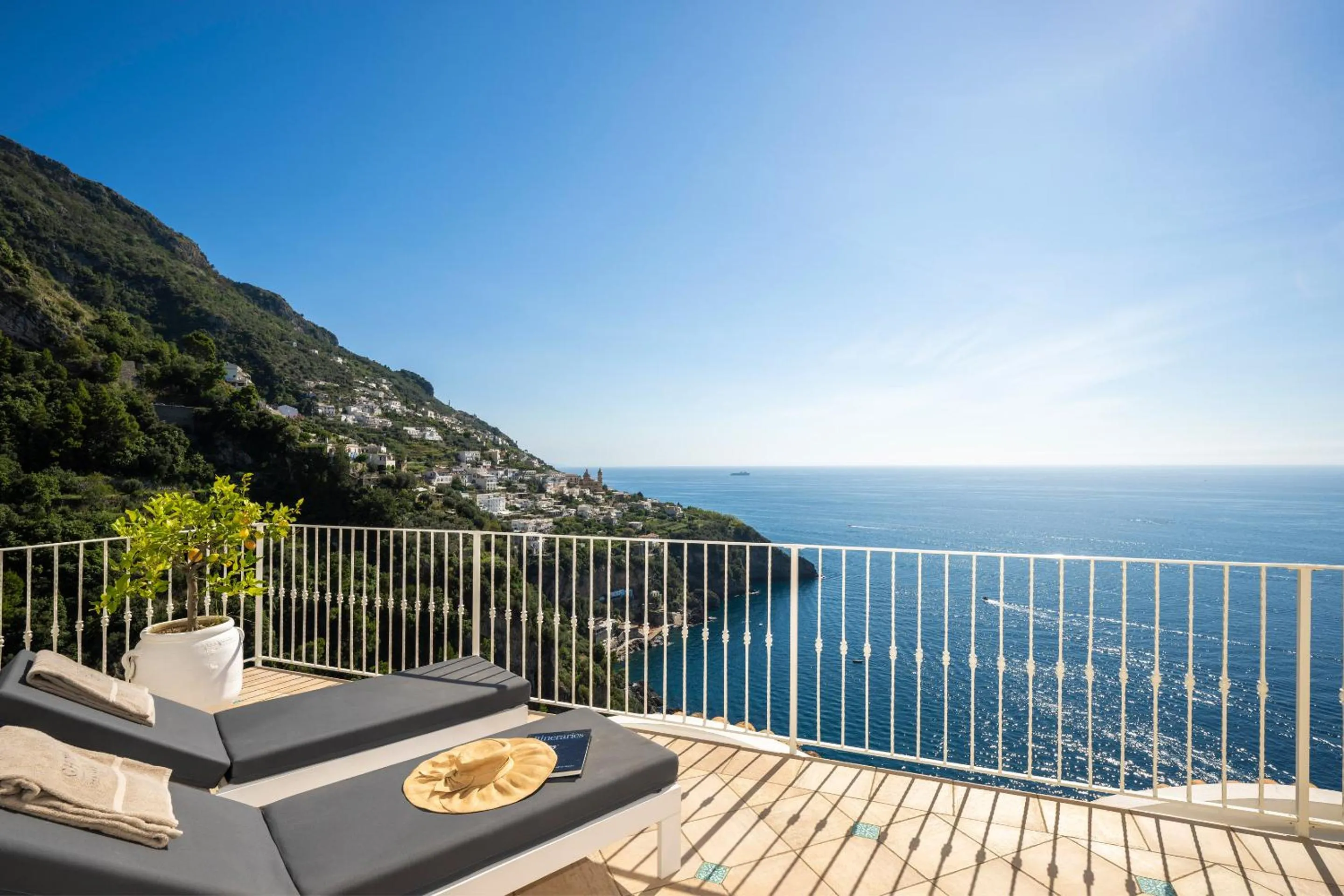 Balcony/Terrace in Grand Hotel Tritone