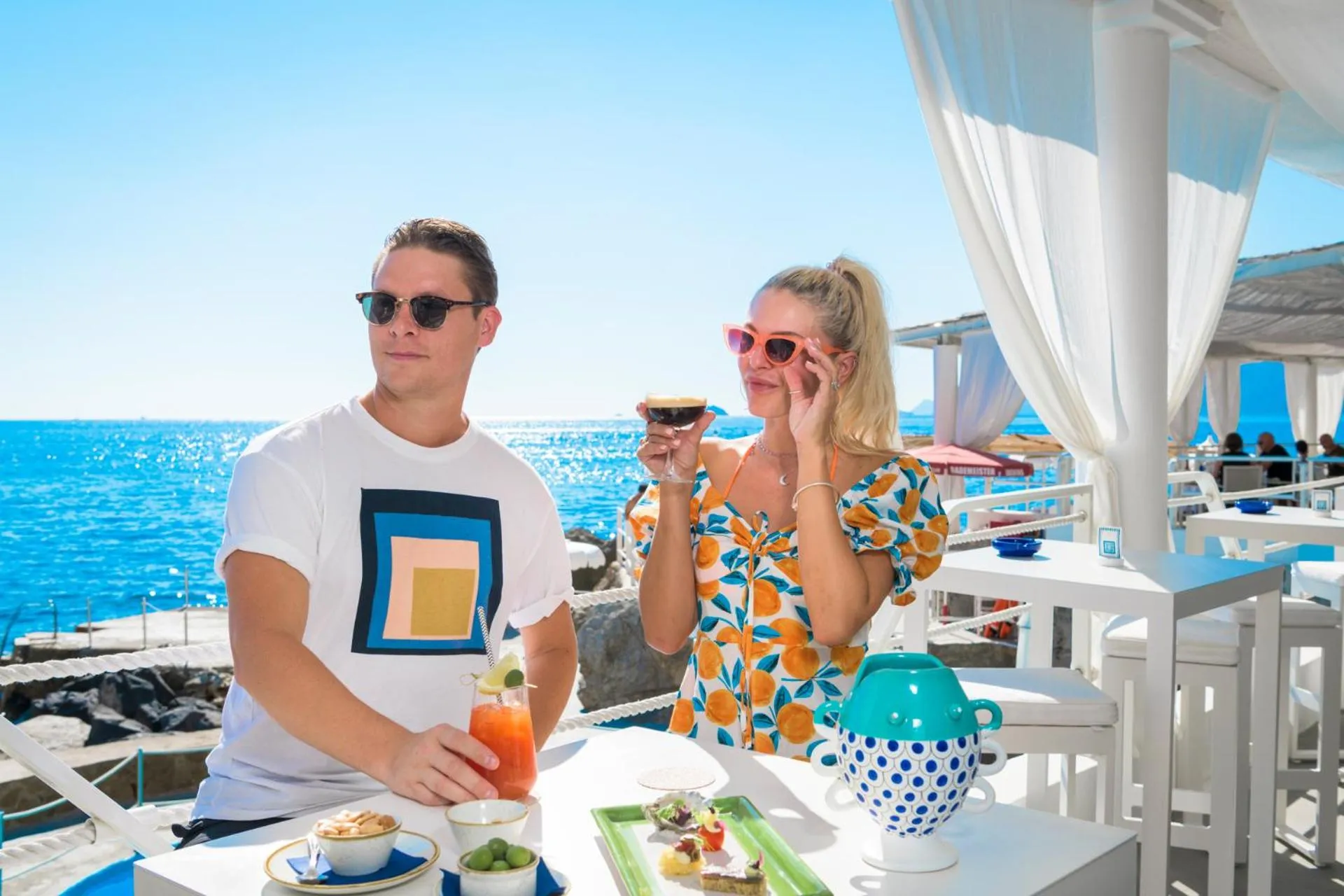 Guests in Grand Hotel Tritone