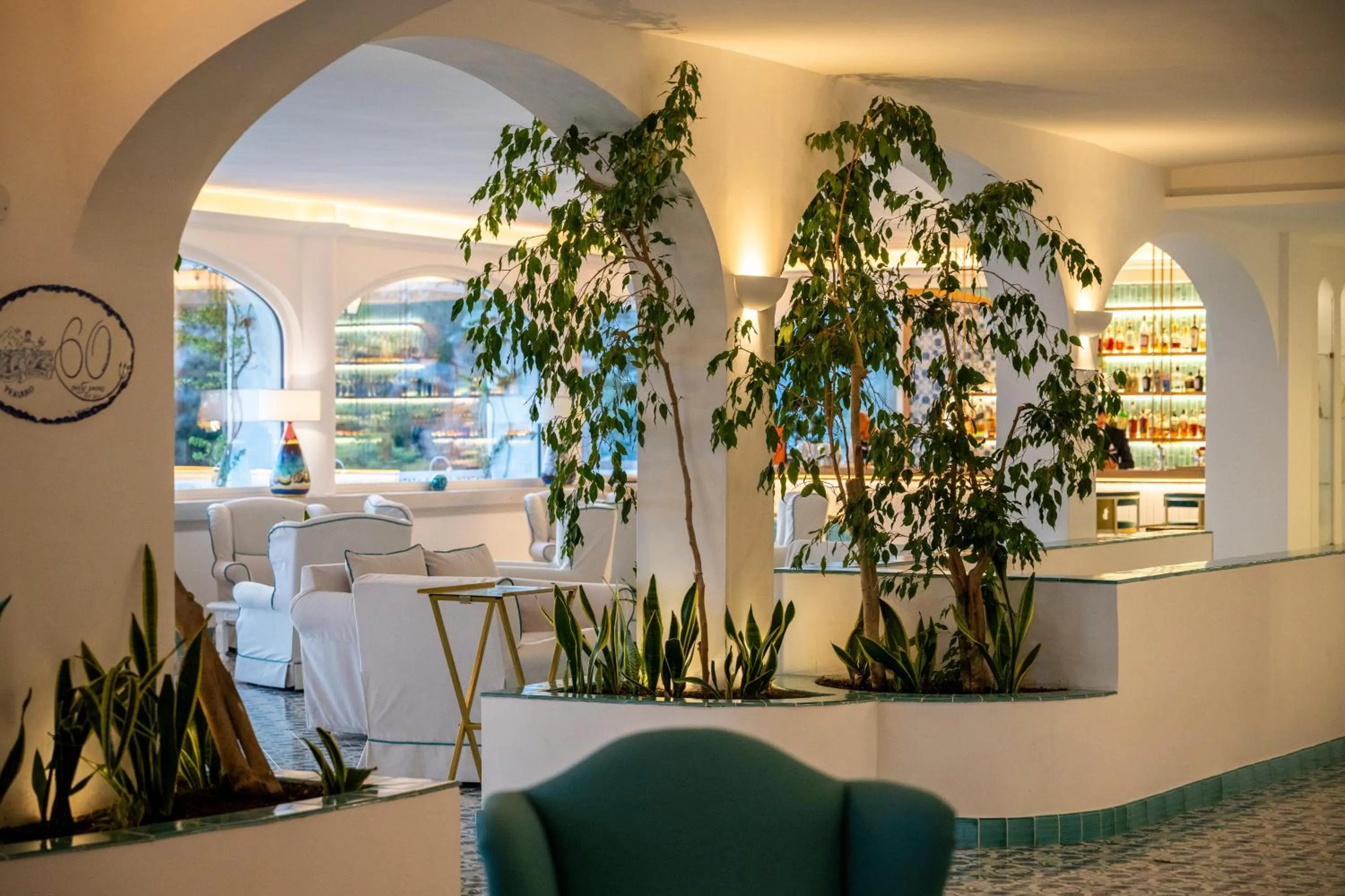 Lounge or bar in Grand Hotel Tritone