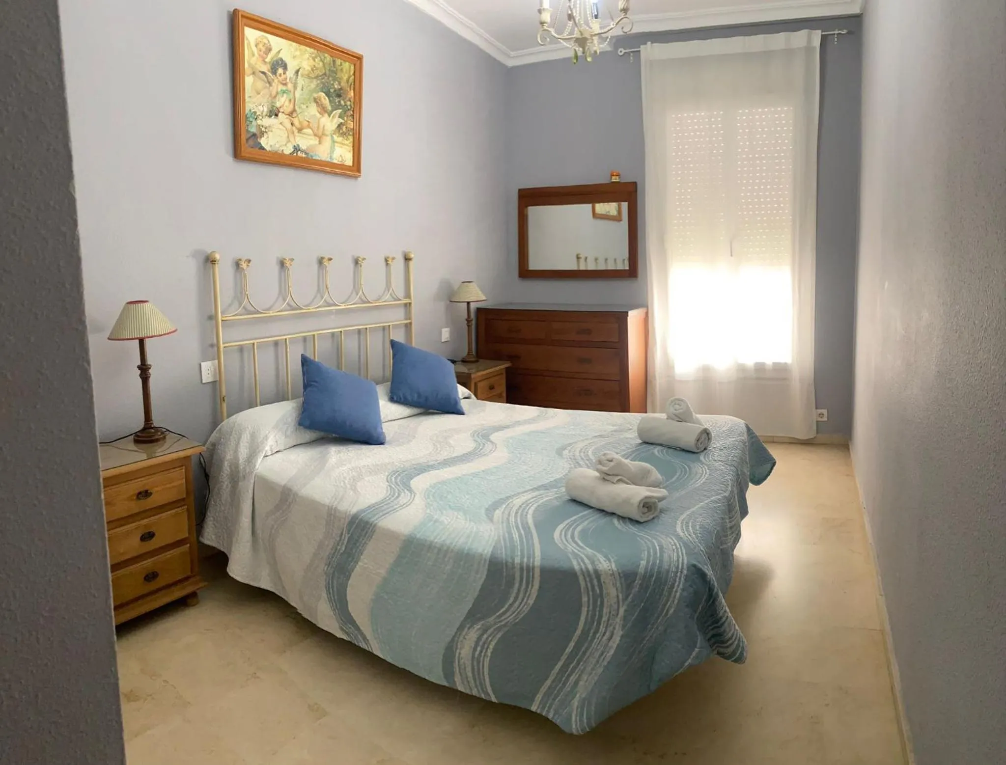 Bedroom, Bed in Apartamento en los Jardines de Murillo