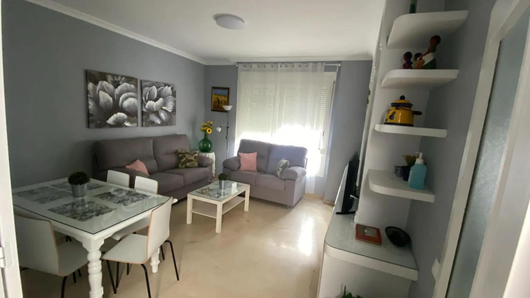 Living room in Apartamento en los Jardines de Murillo