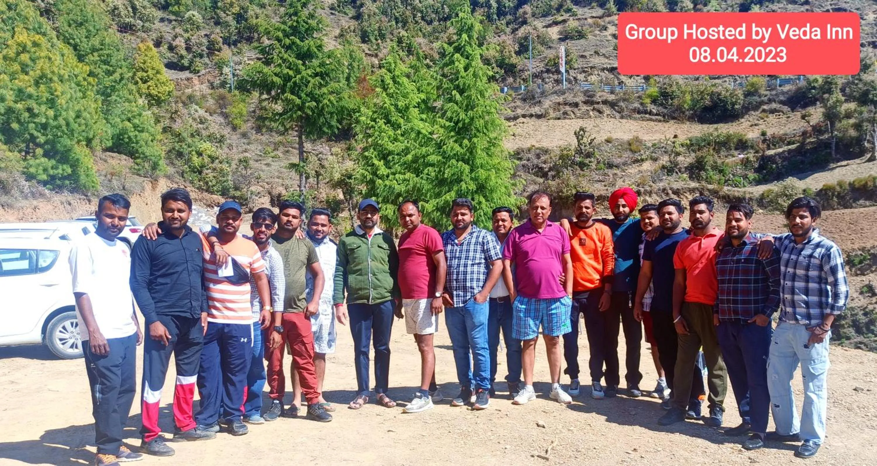 group of guests in Veda Inn