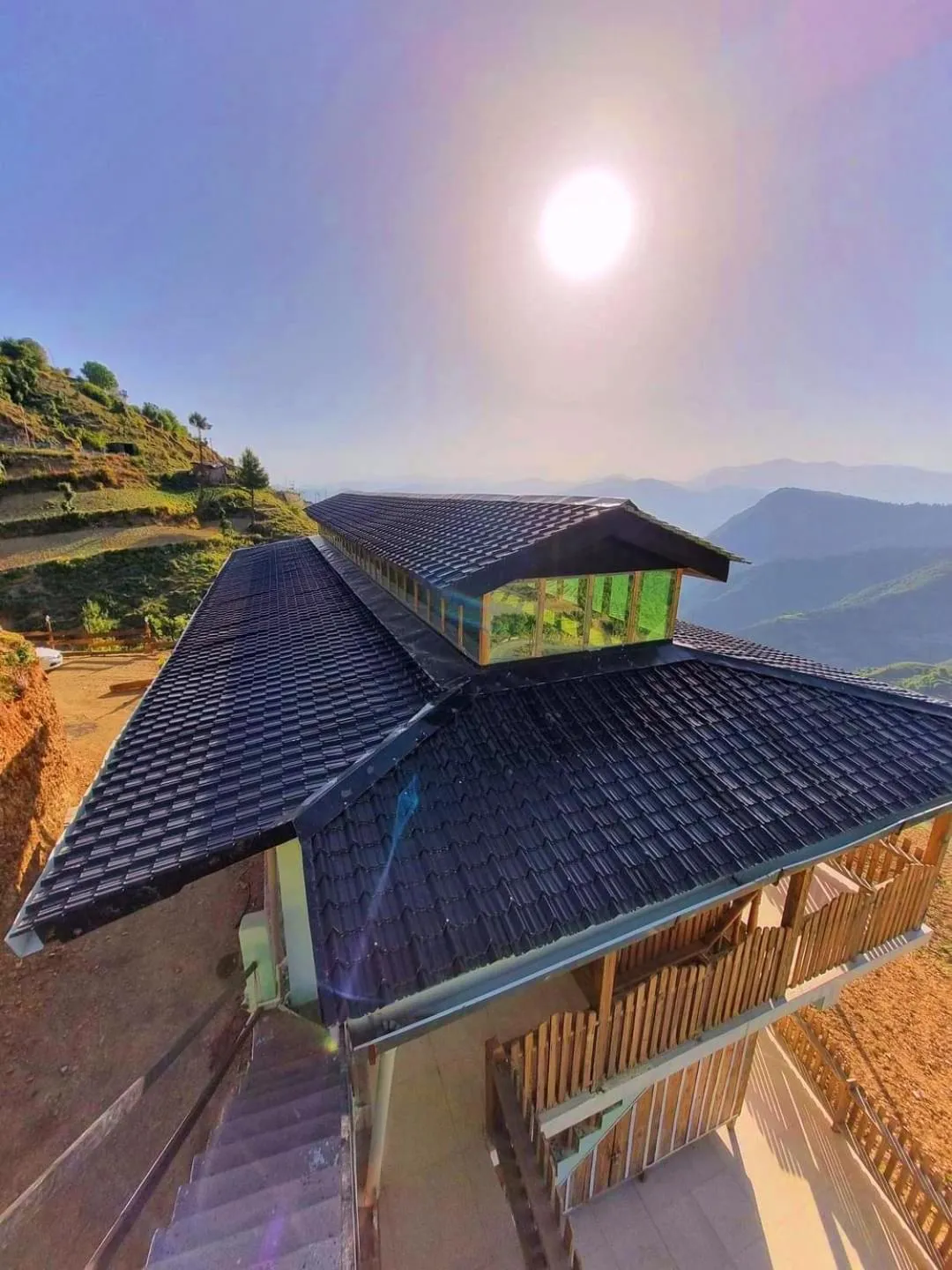 Mountain view in Veda Inn