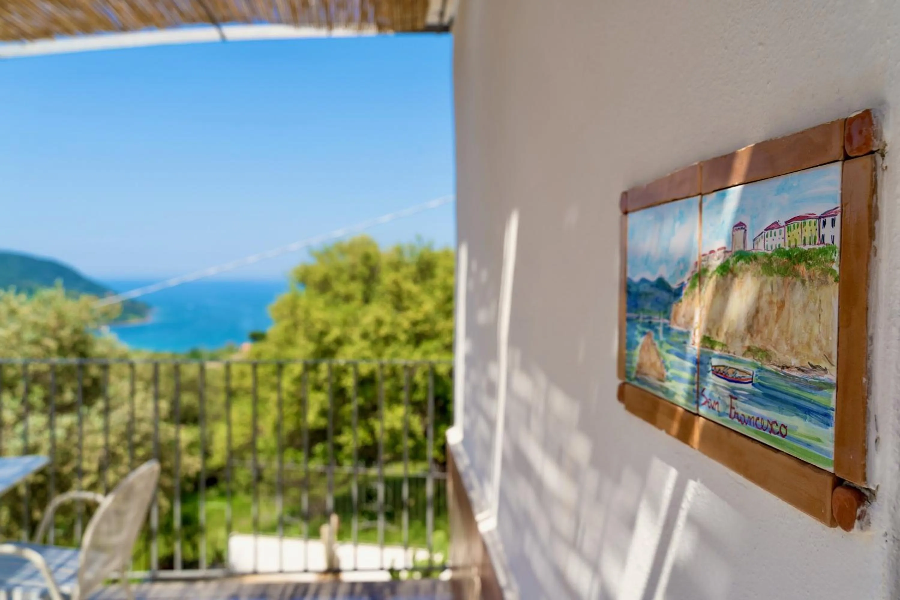 Sea view in B&B Baia Di Trentova